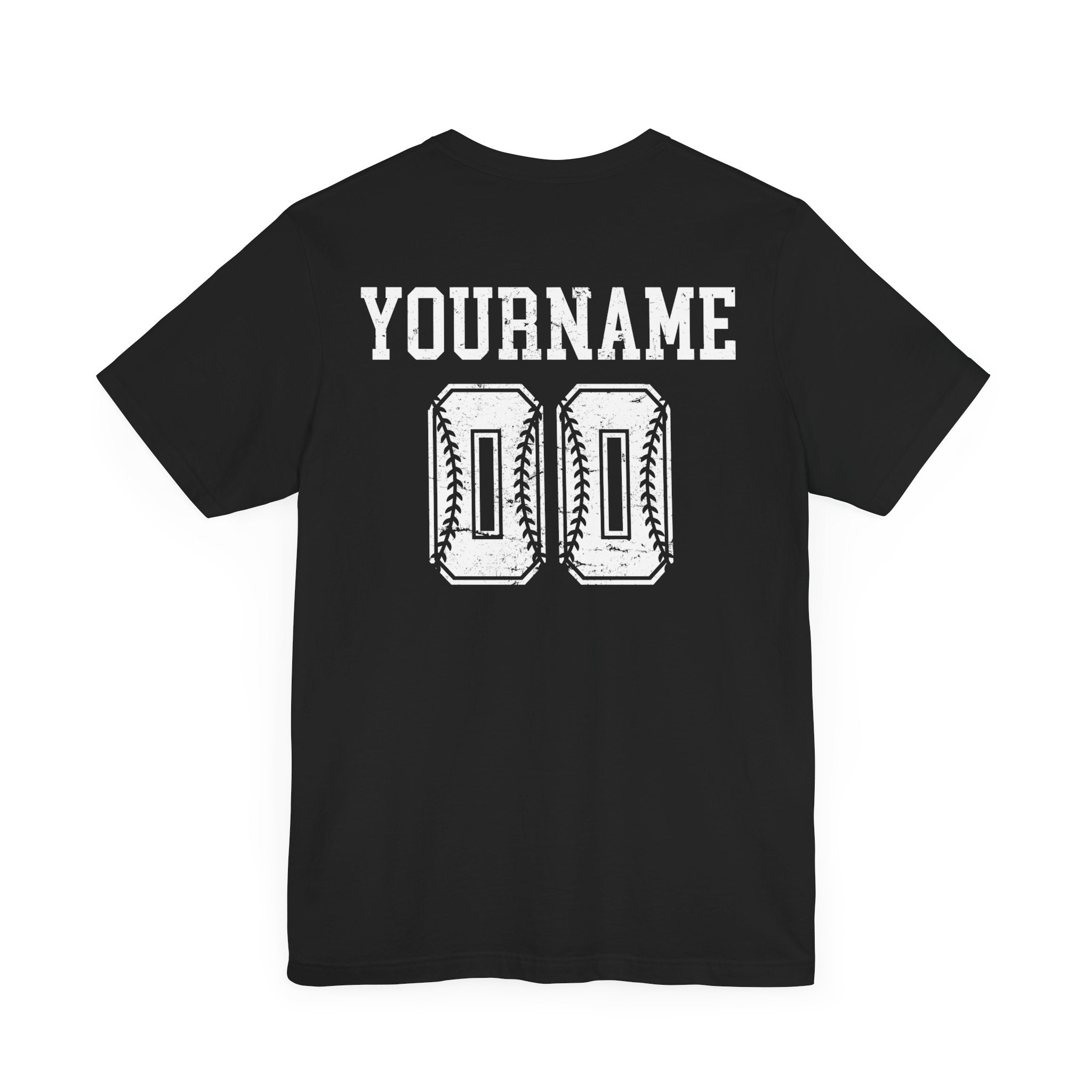 Custom Baseball Team, Name & Number T-Shirt