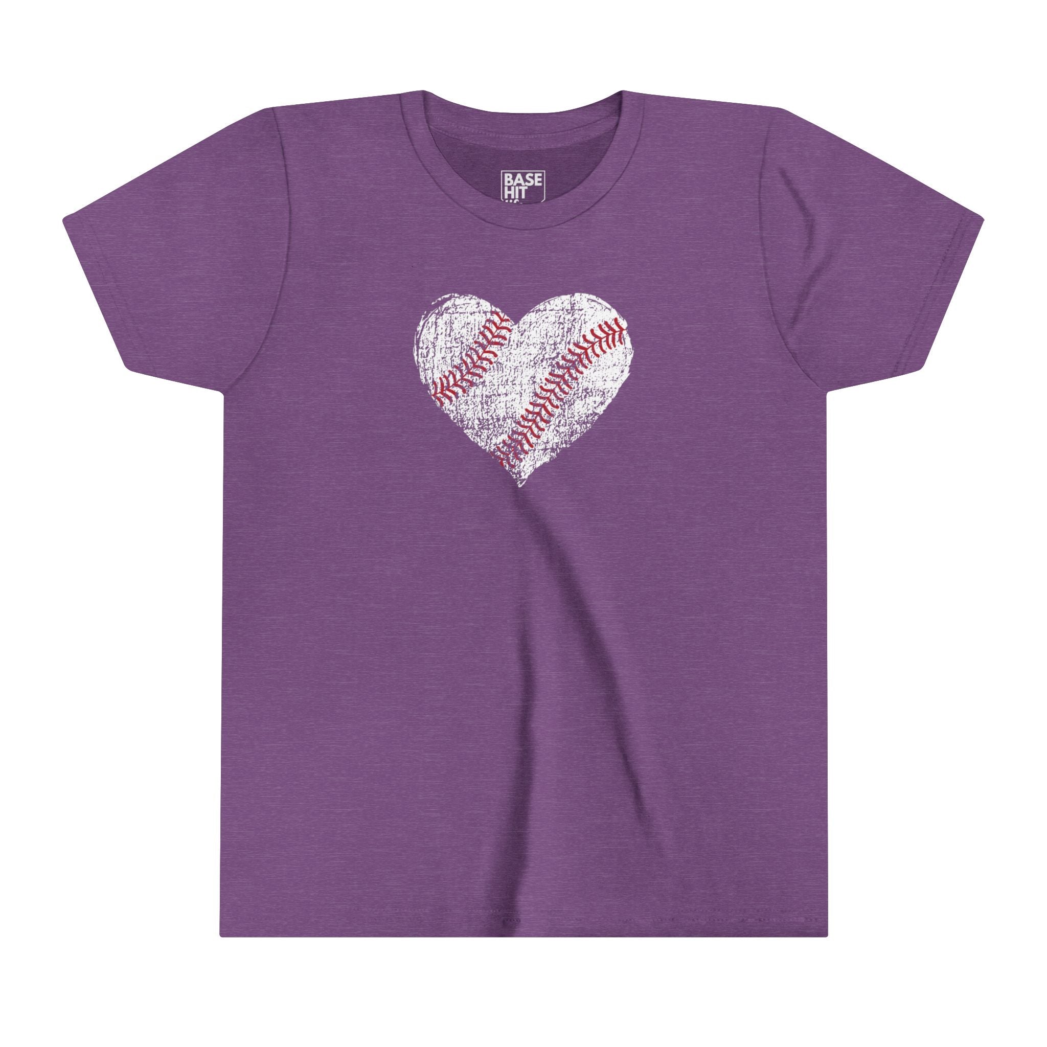 Youth Baseball Heart T-Shirt