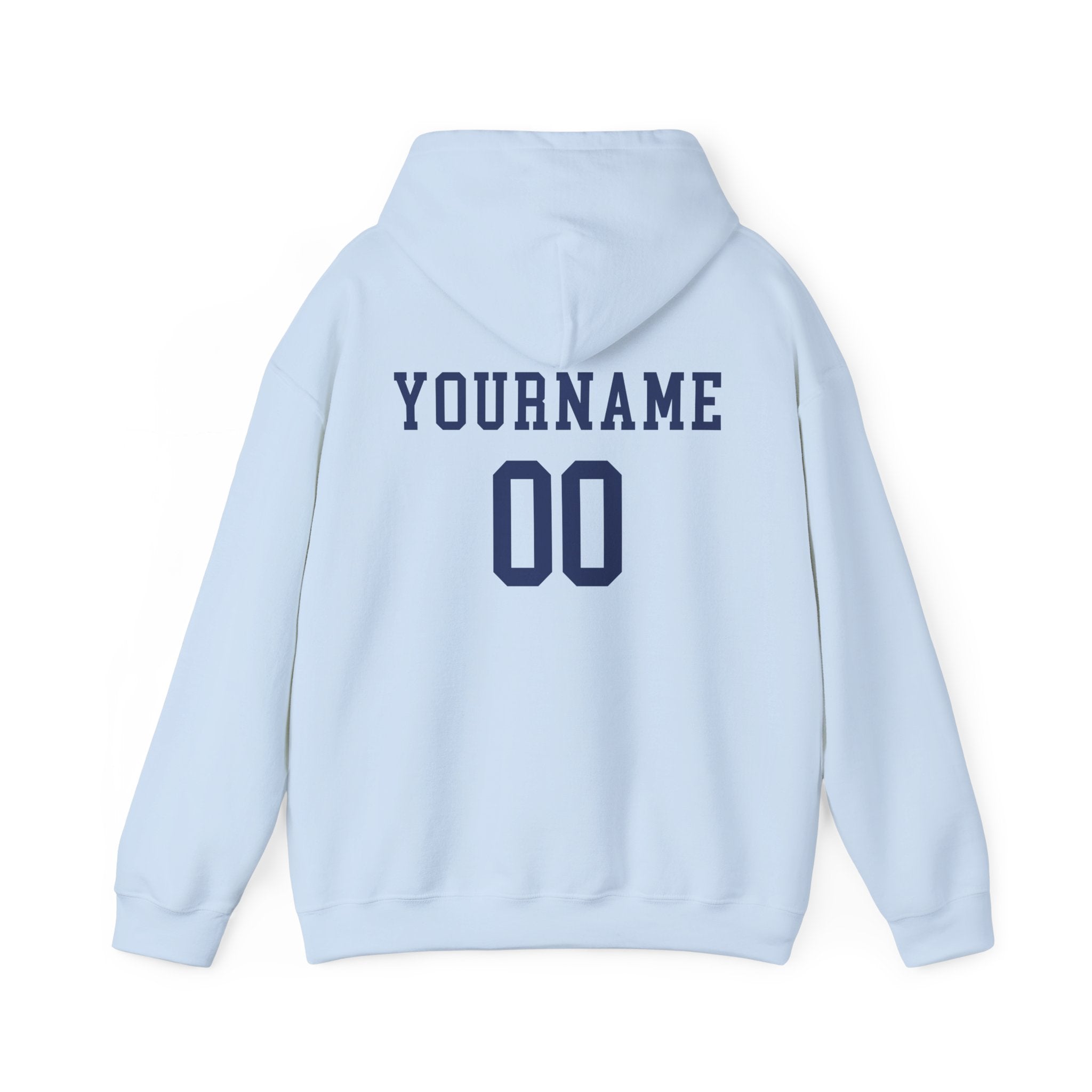 Custom Baseball Team, Name & Number Hoodie