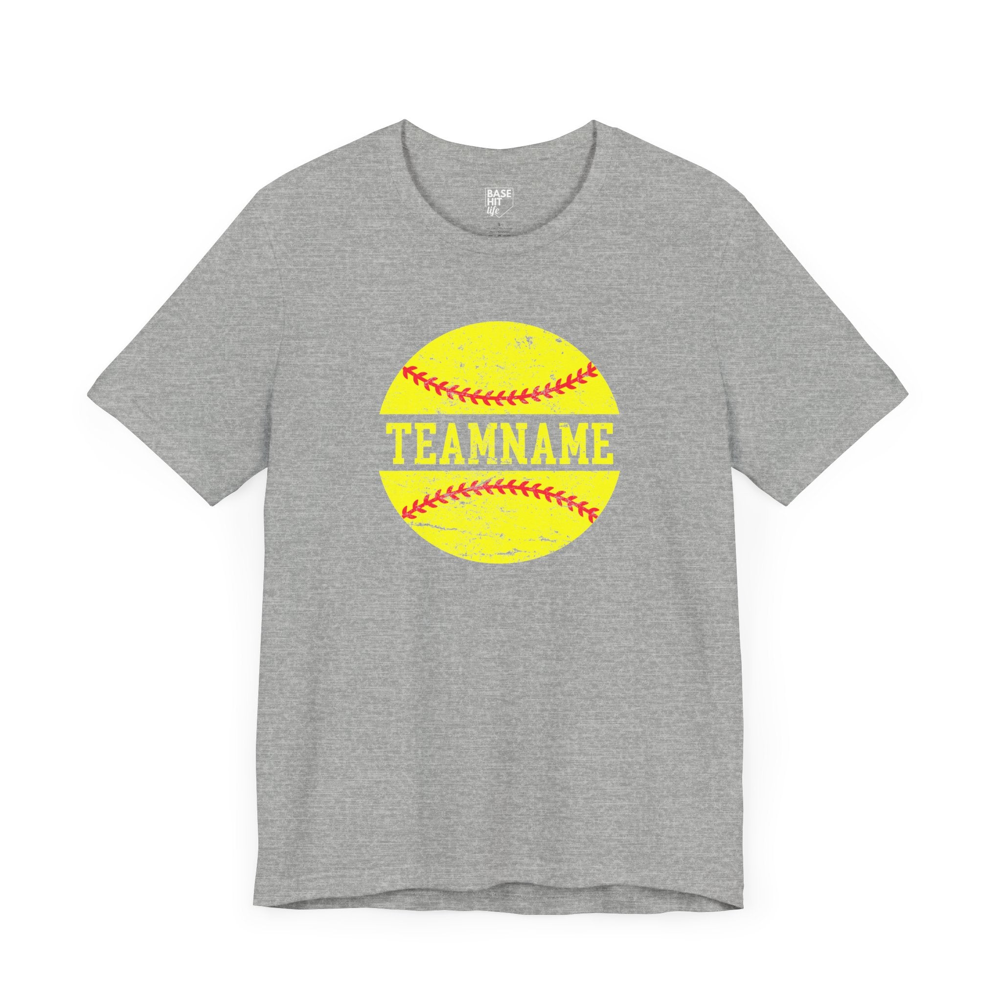 Custom Softball Team, Name & Number T-Shirt