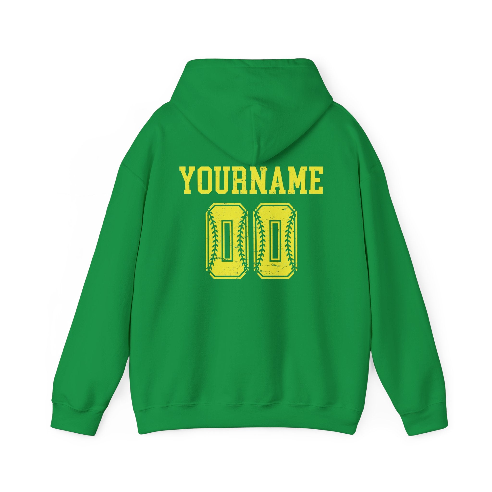 Custom Softball Team, Name & Number Hoodie