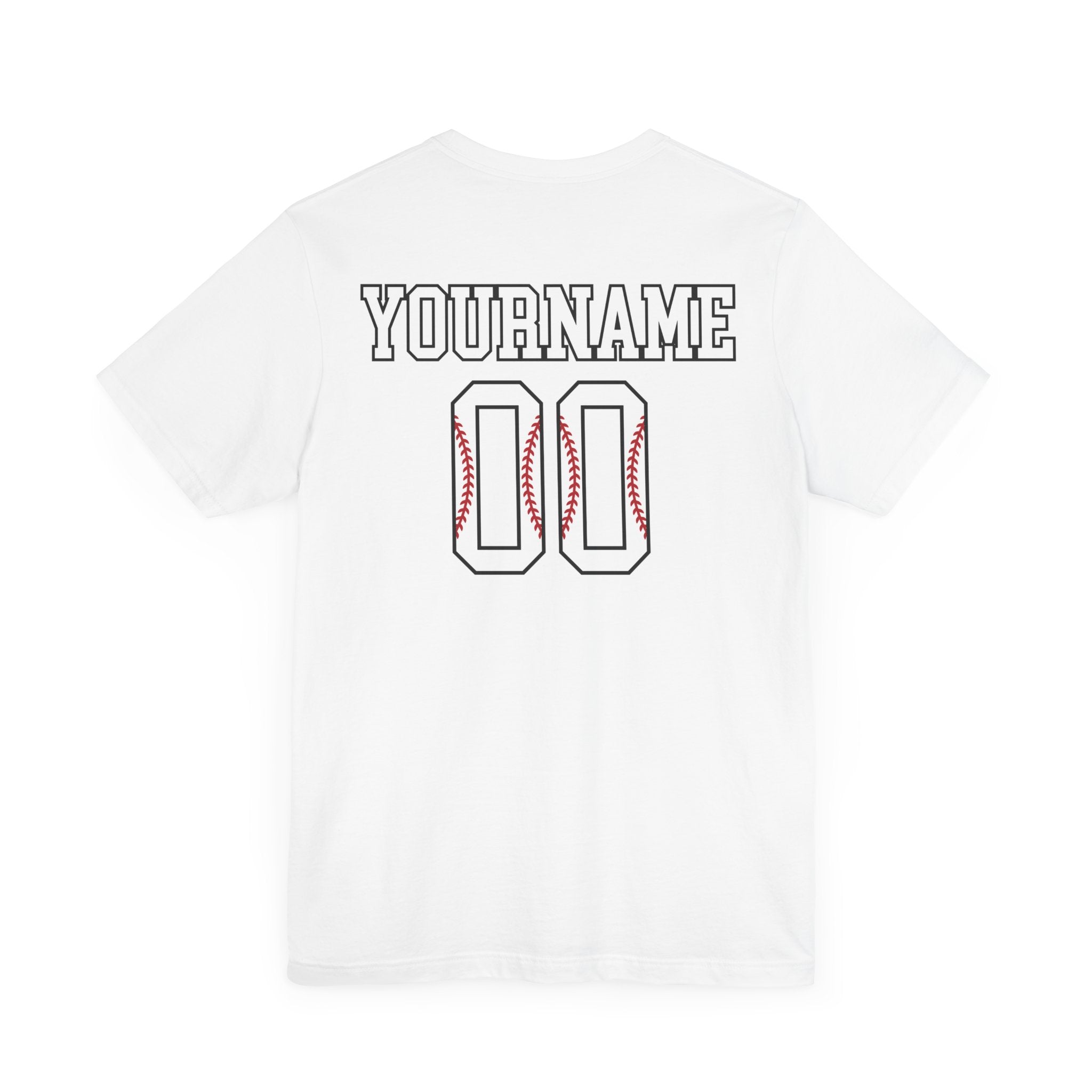 Custom Baseball Player Name & Number T-Shirt