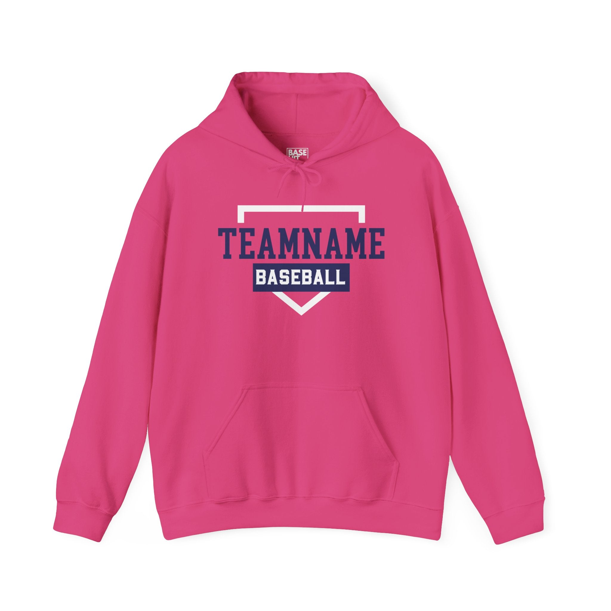 Custom Baseball Team, Name & Number Hoodie