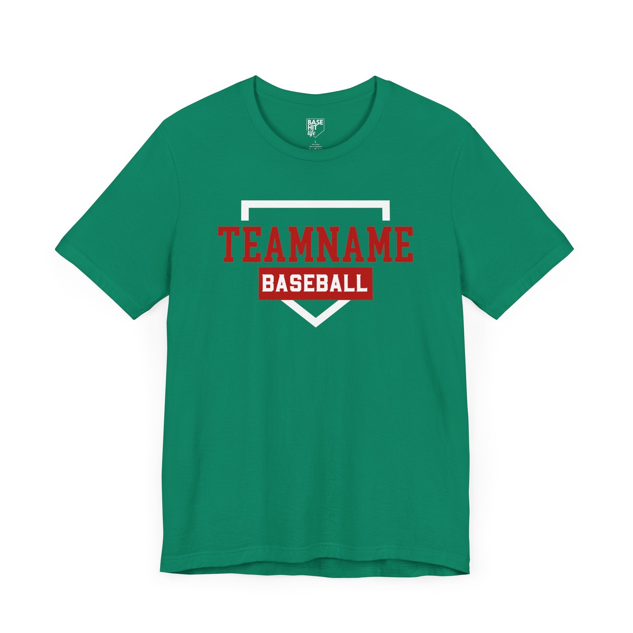 Custom Baseball Team, Name & Number T-Shirt