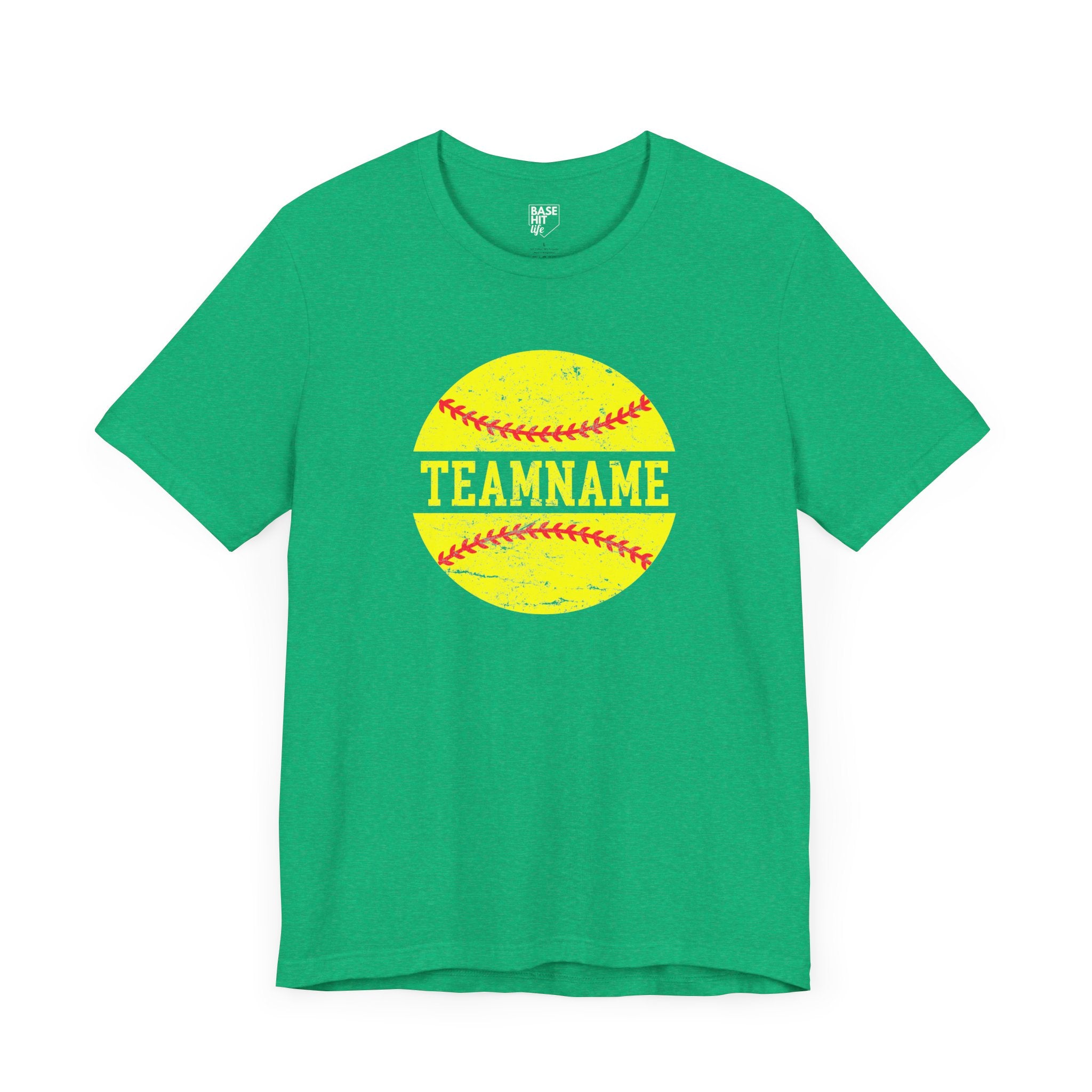 Custom Softball Team, Name & Number T-Shirt