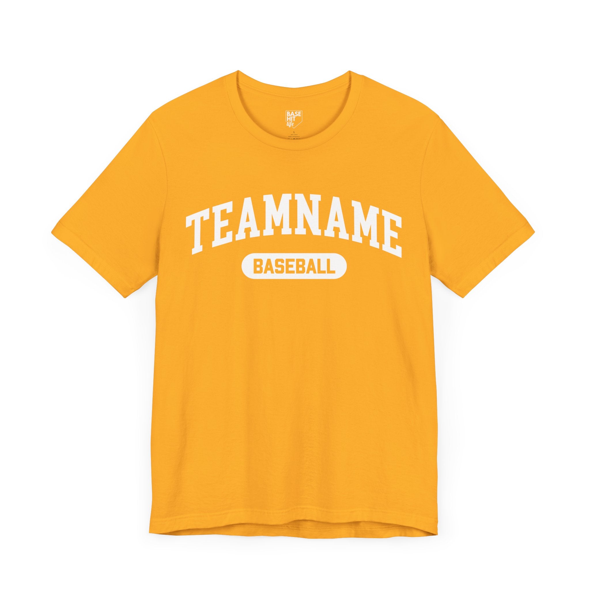 Custom Baseball Team, Name & Number T-Shirt