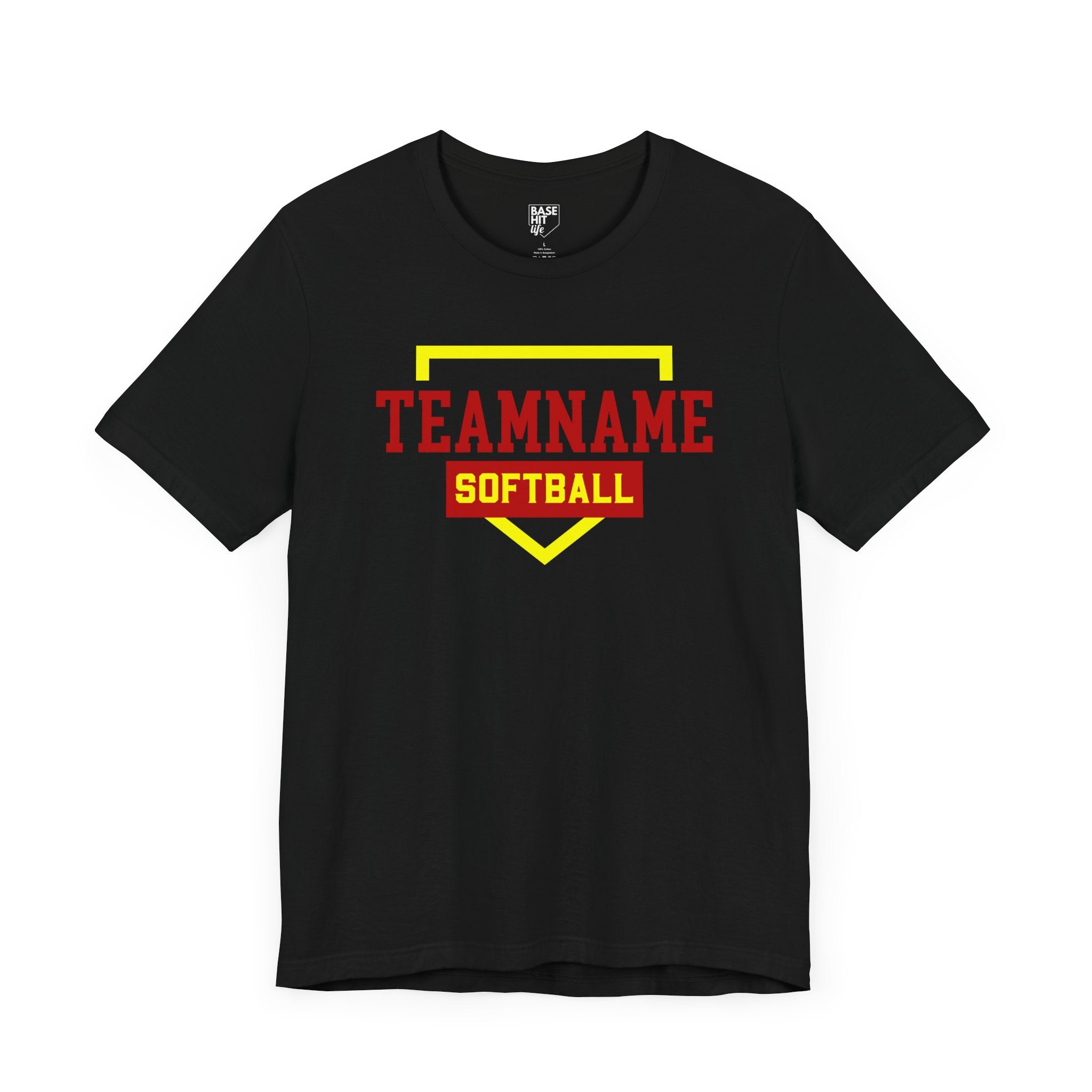Custom Softball Team, Name & Number T-Shirt