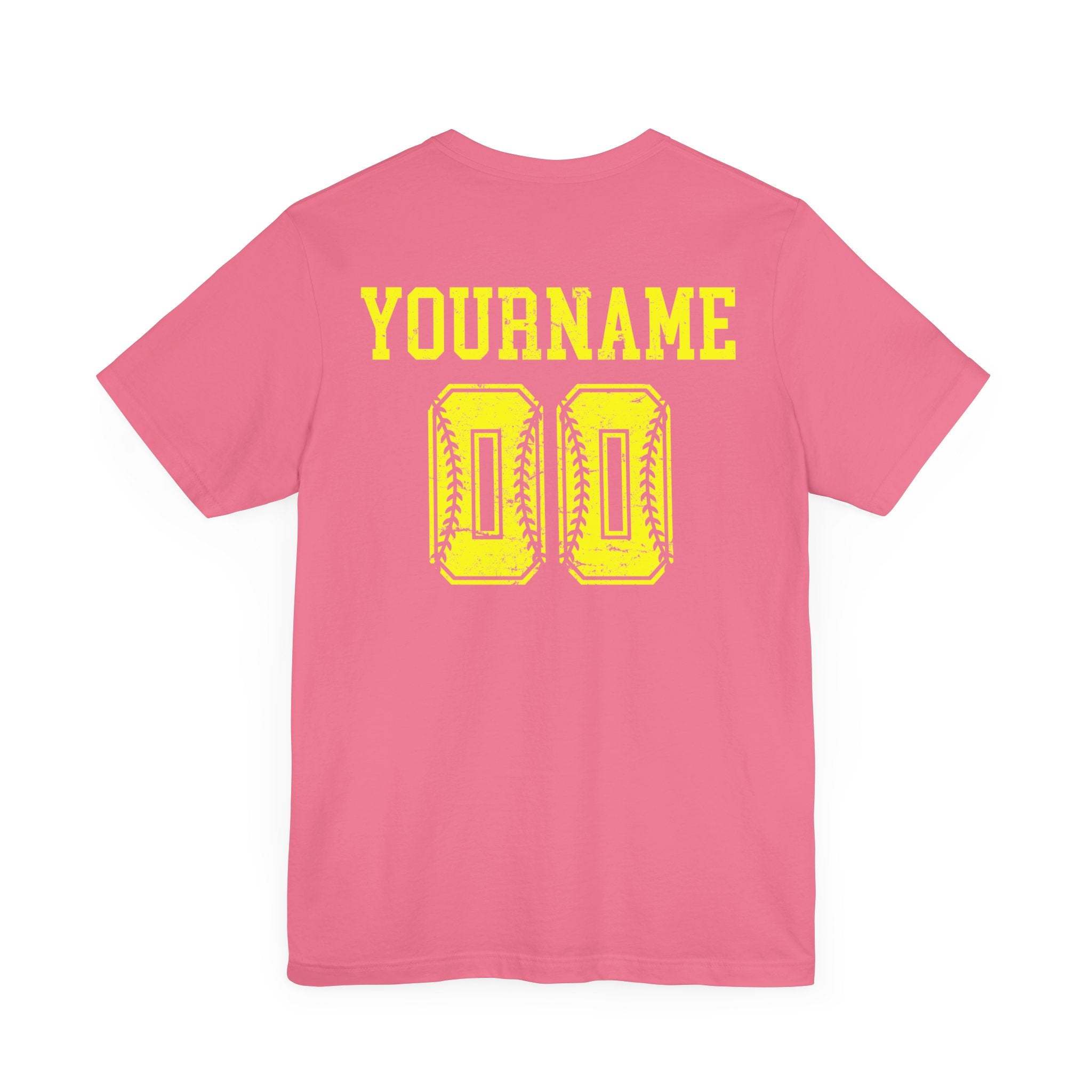Custom Softball Team, Name & Number T-Shirt