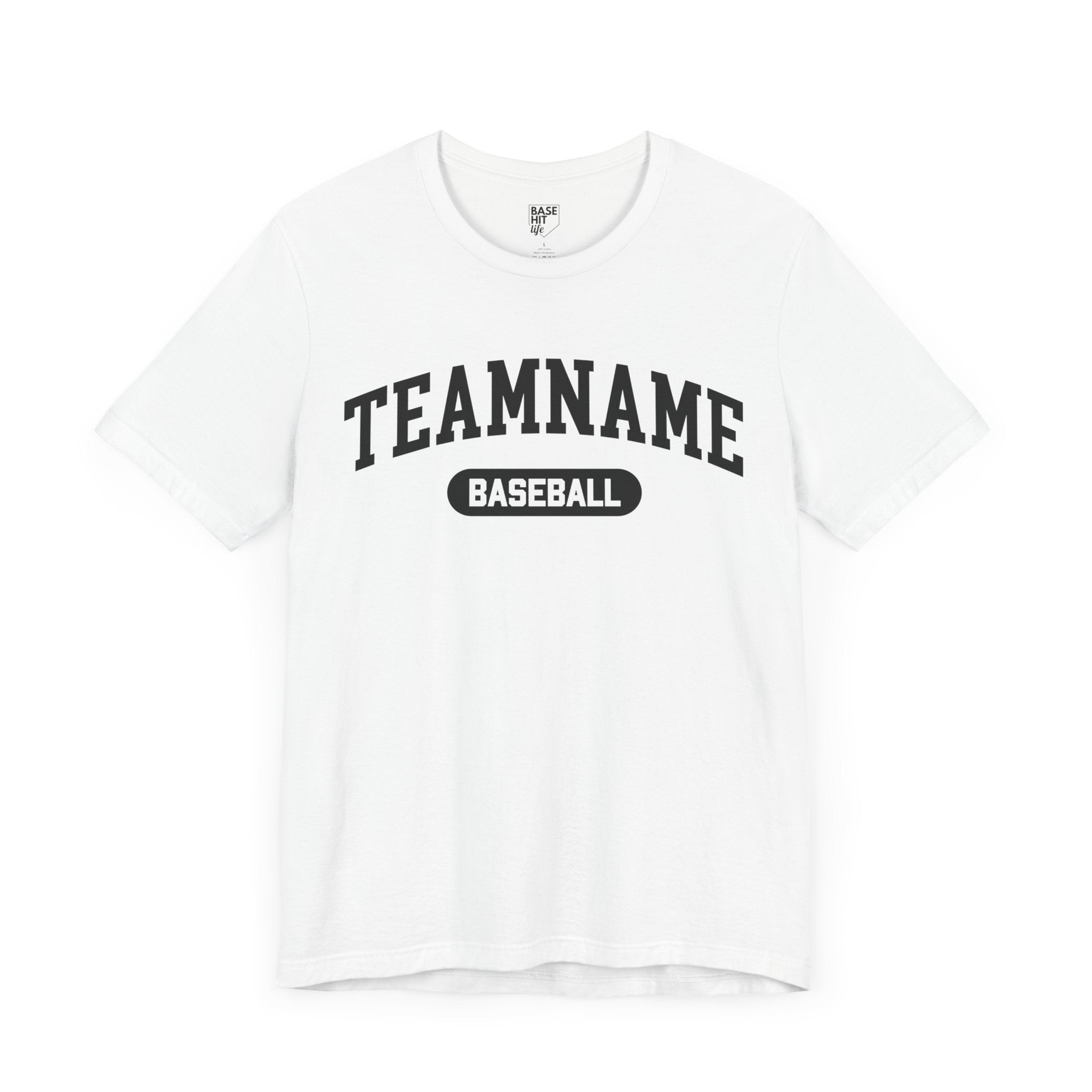 Custom Baseball Team, Name & Number T-Shirt