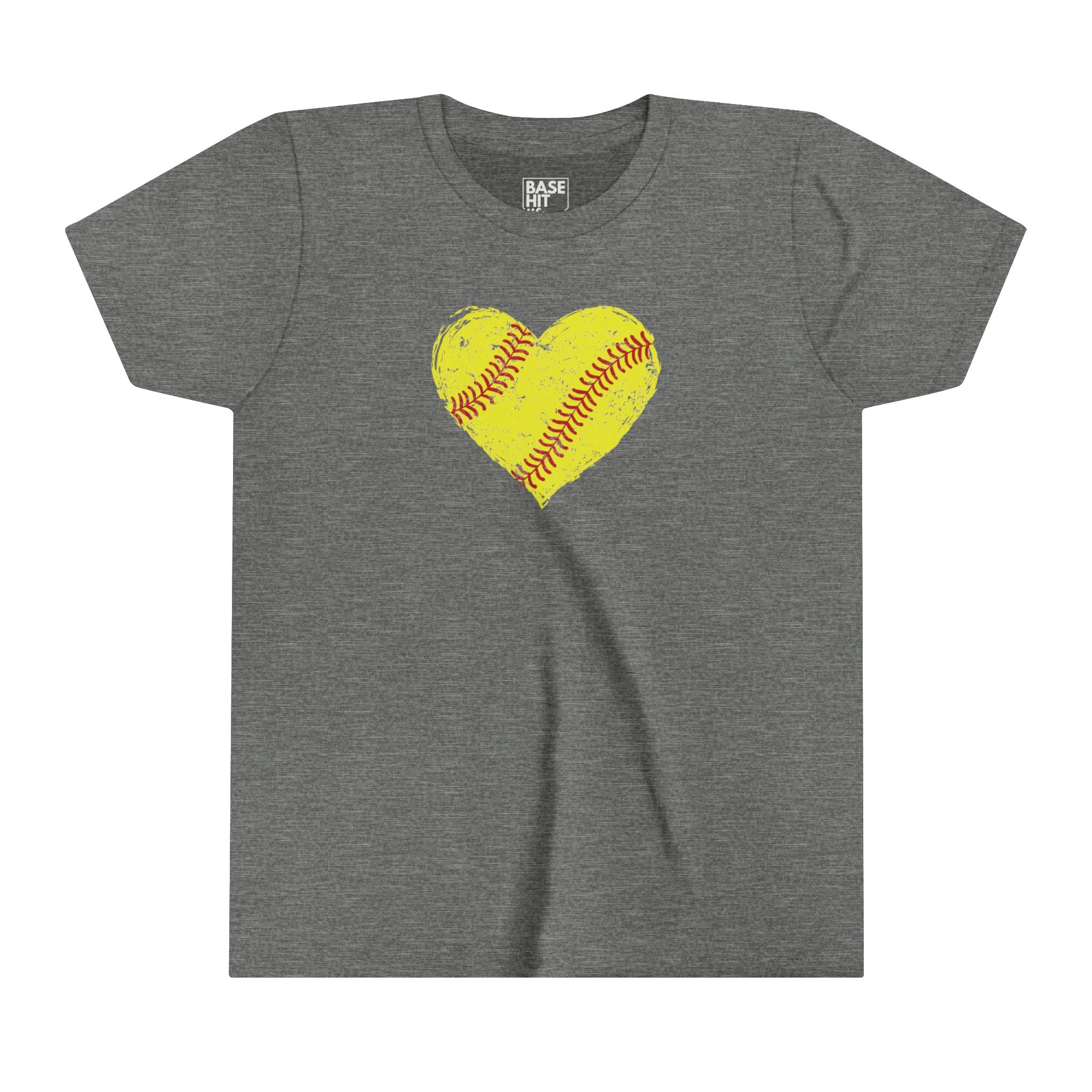 Youth Softball Heart T-Shirt