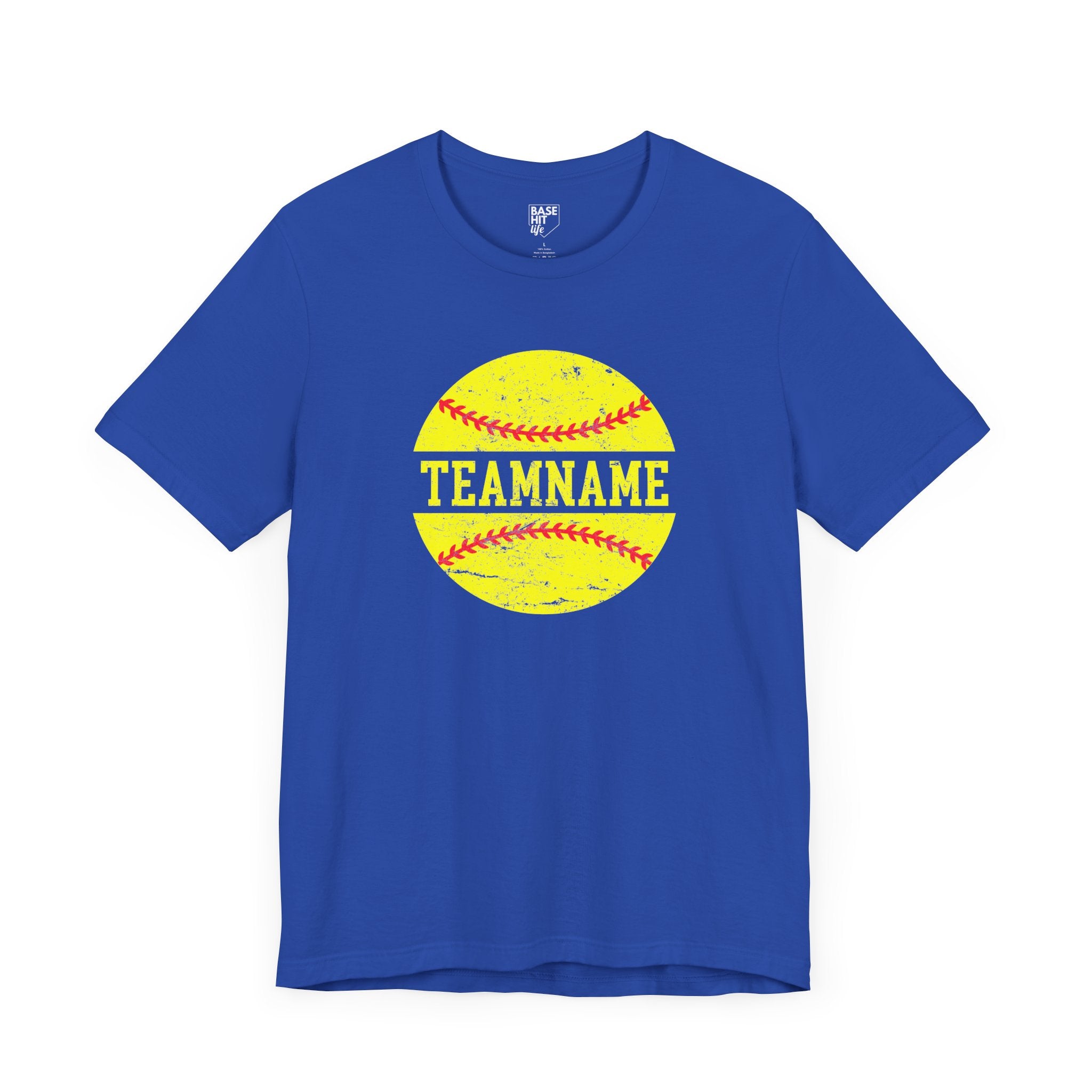 Custom Softball Team, Name & Number T-Shirt