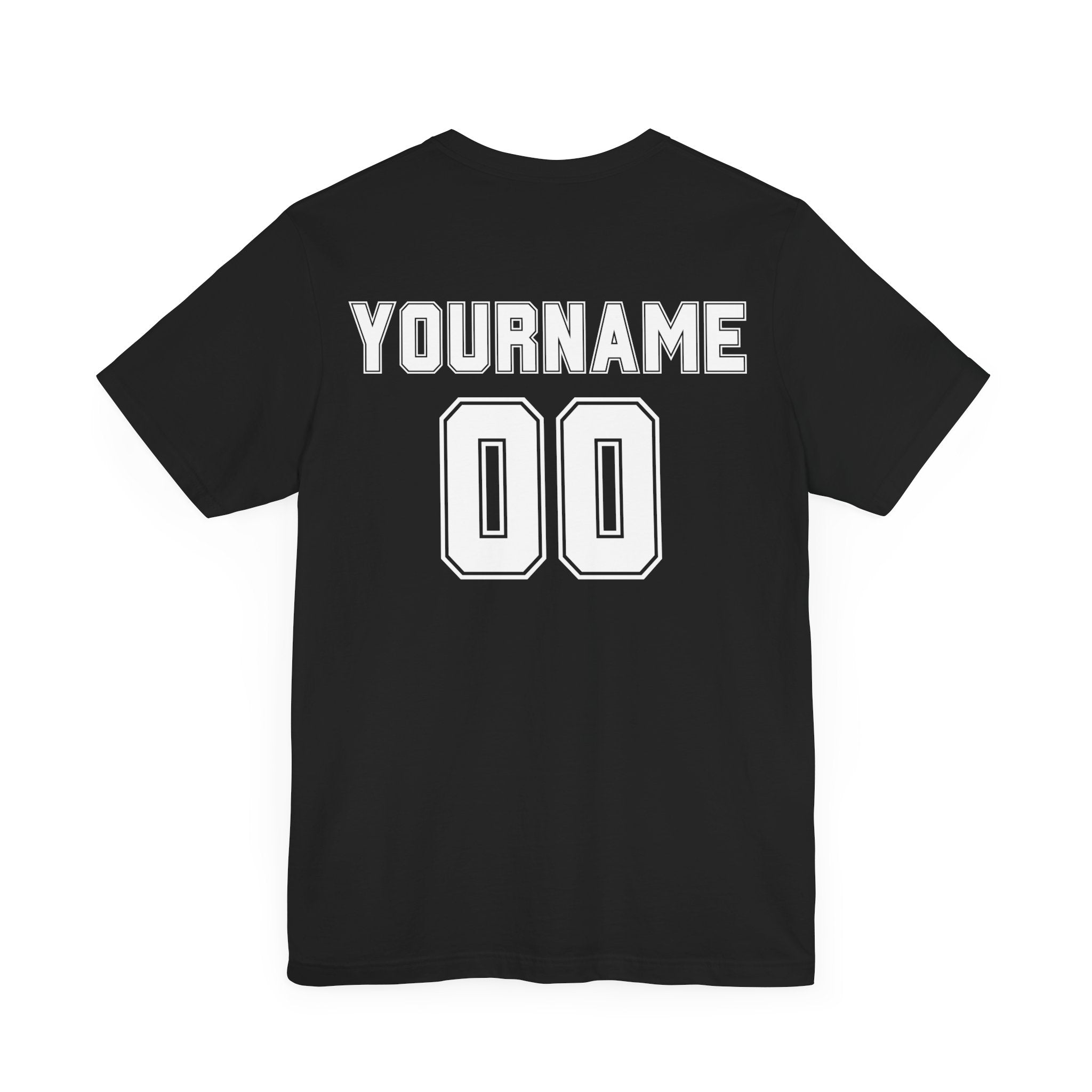 Custom Baseball-Softball Player Name and Number T-Shirt