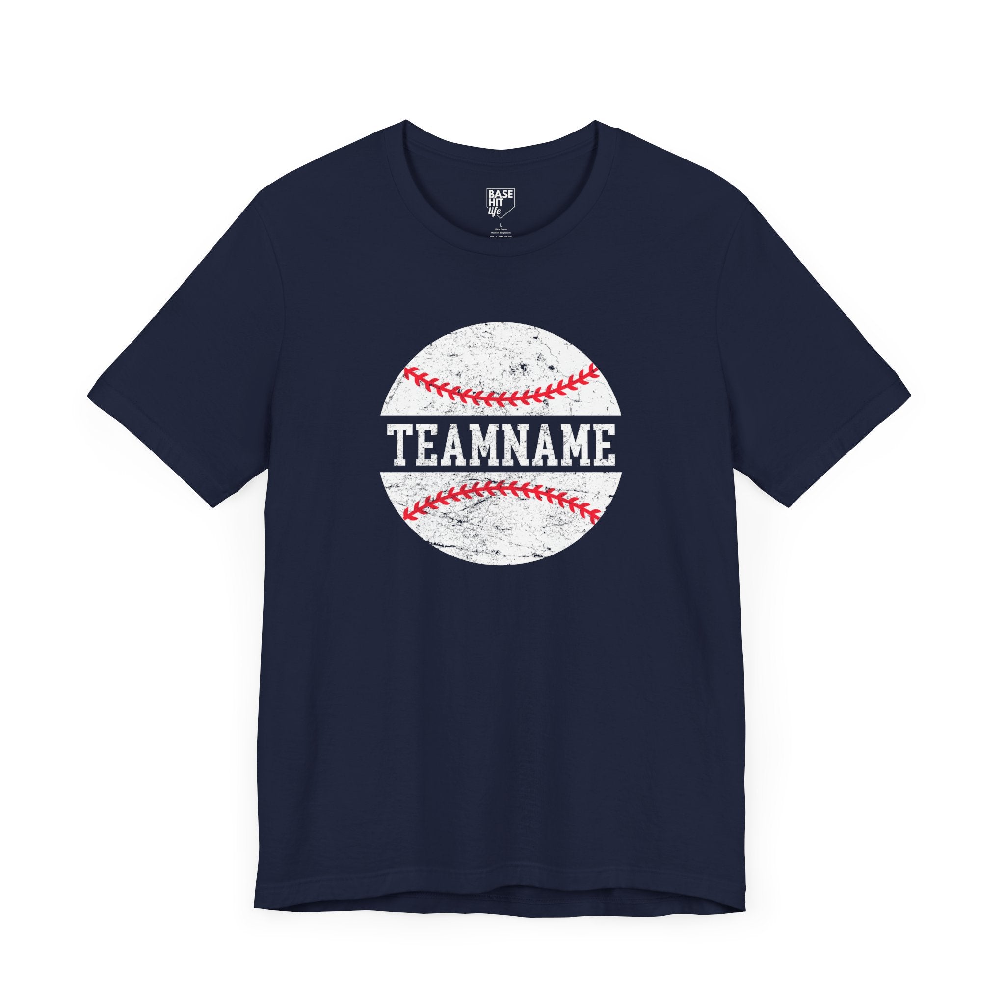 Custom Baseball Team, Name & Number T-Shirt