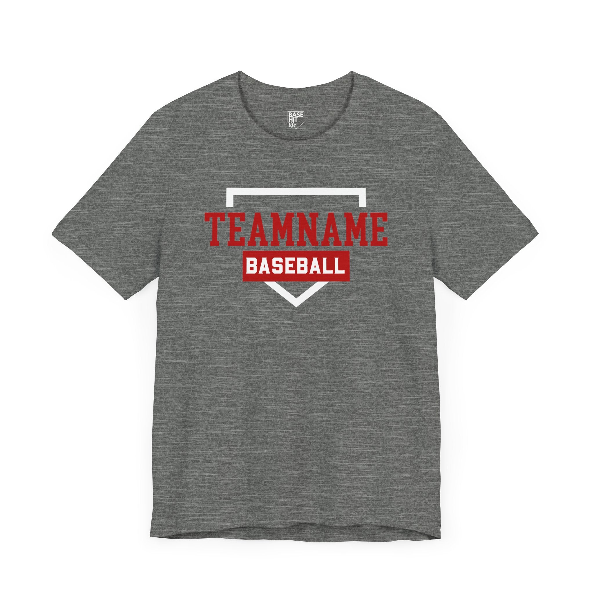 Custom Baseball Team, Name & Number T-Shirt