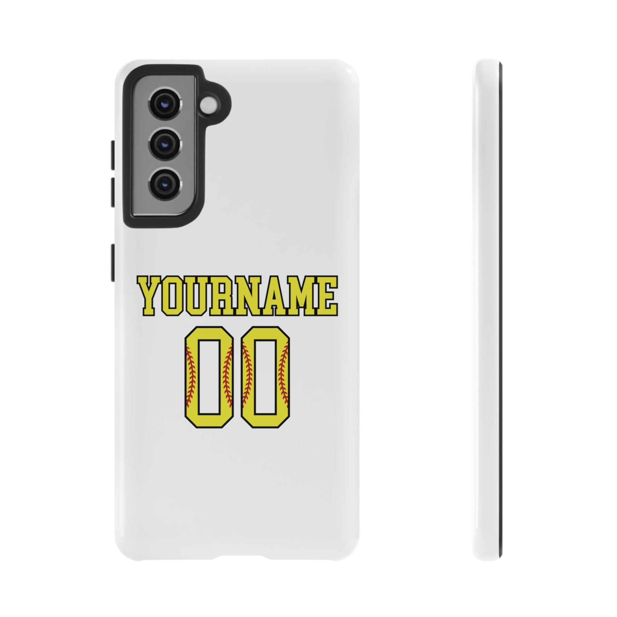 Personalized Softball Phone Case