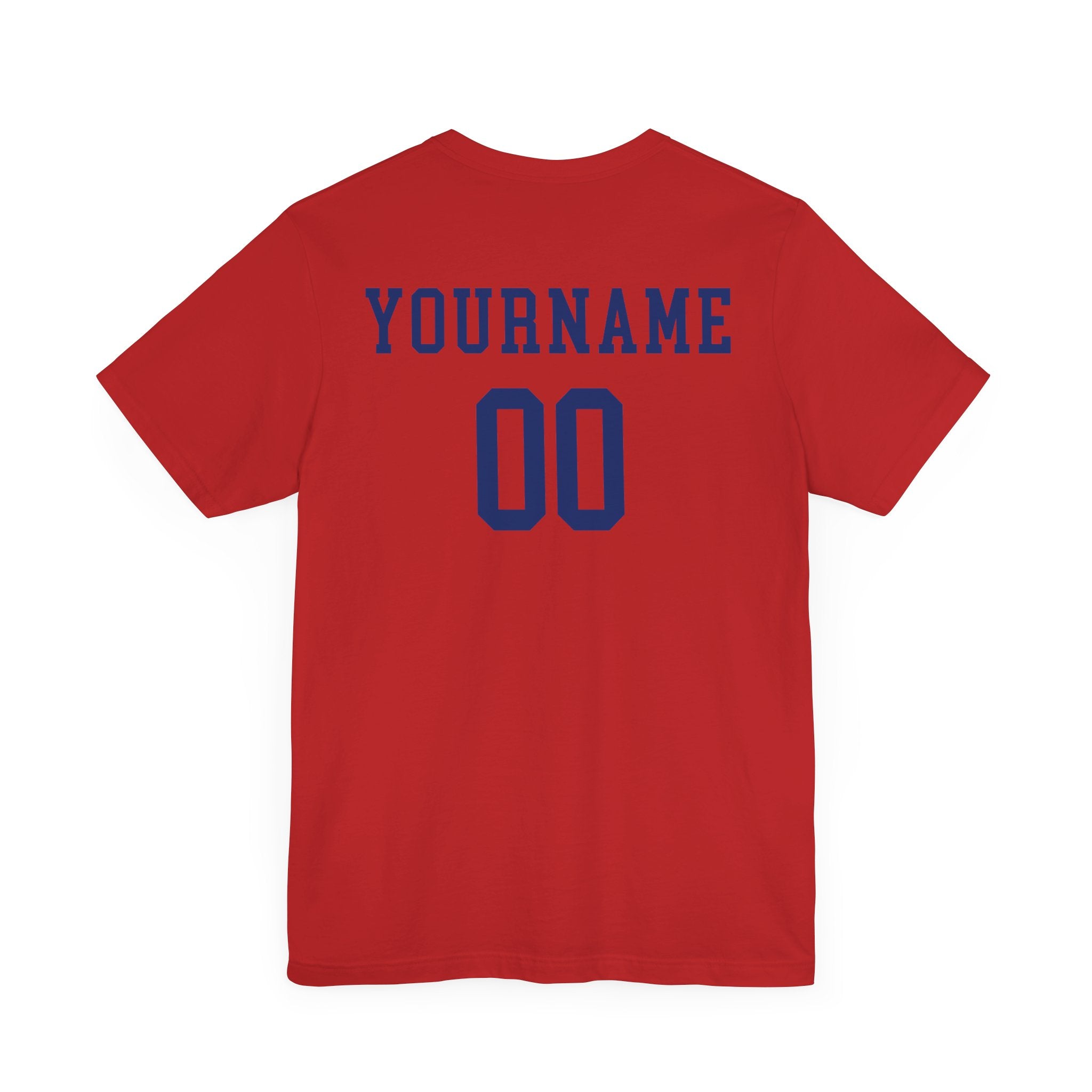 Custom Baseball Team, Name & Number T-Shirt
