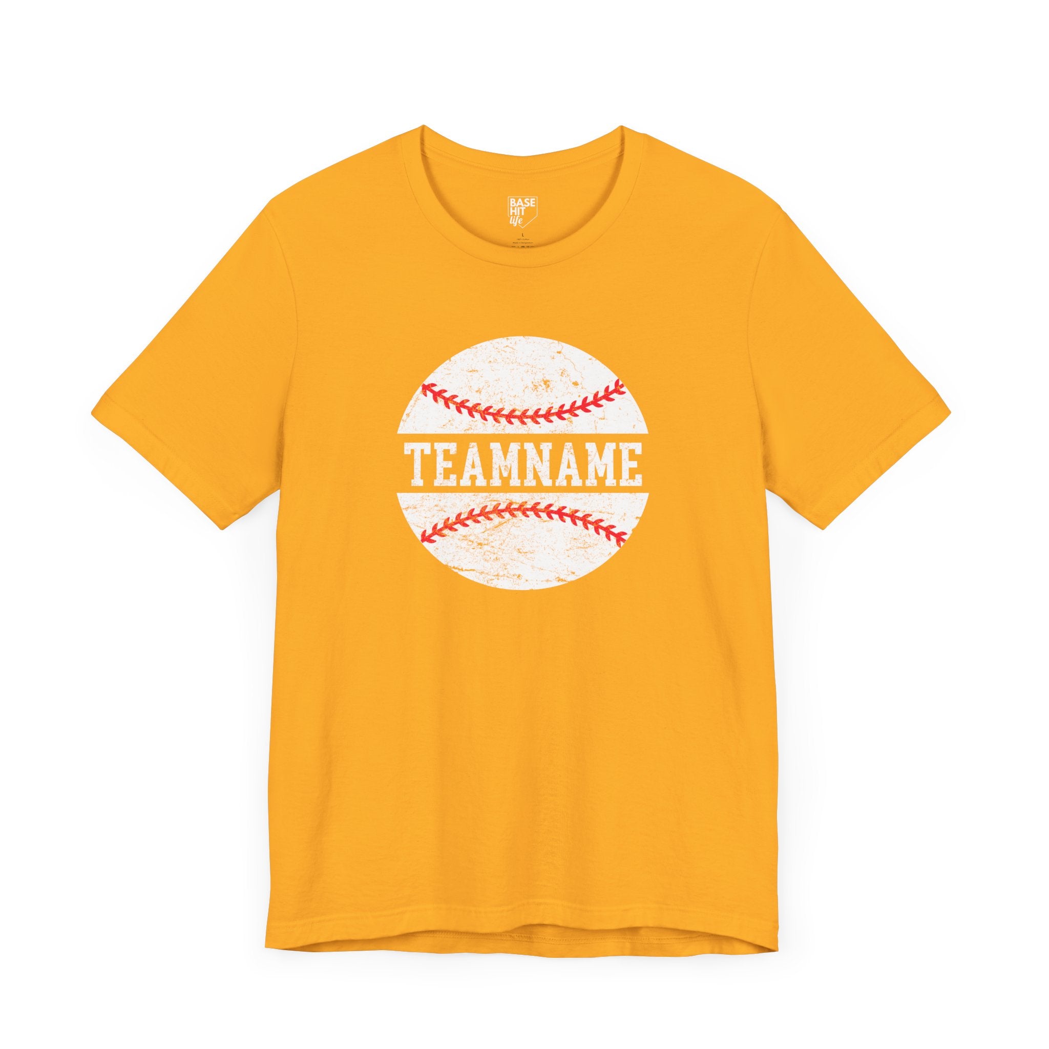 Custom Baseball Team, Name & Number T-Shirt