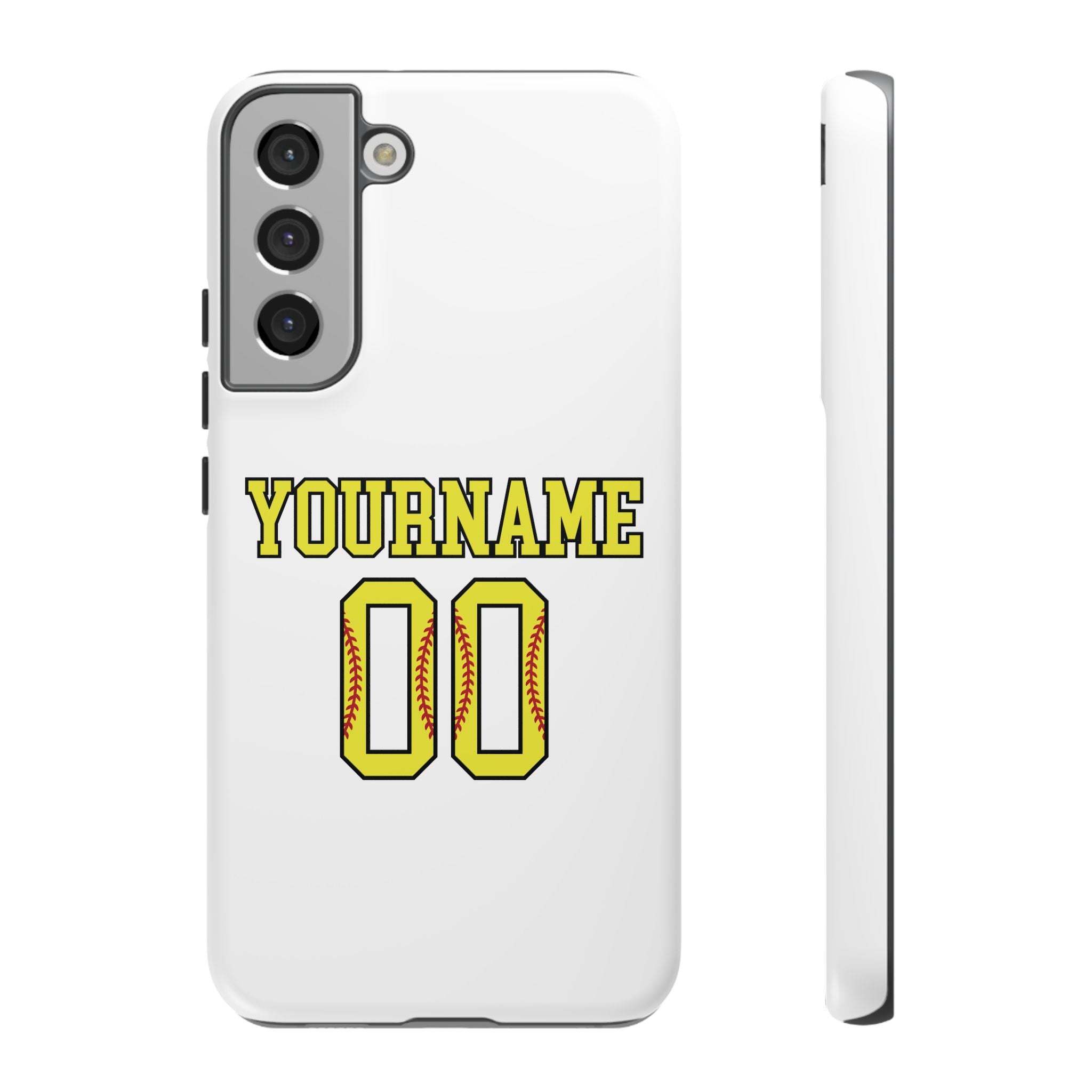 Personalized Softball Phone Case