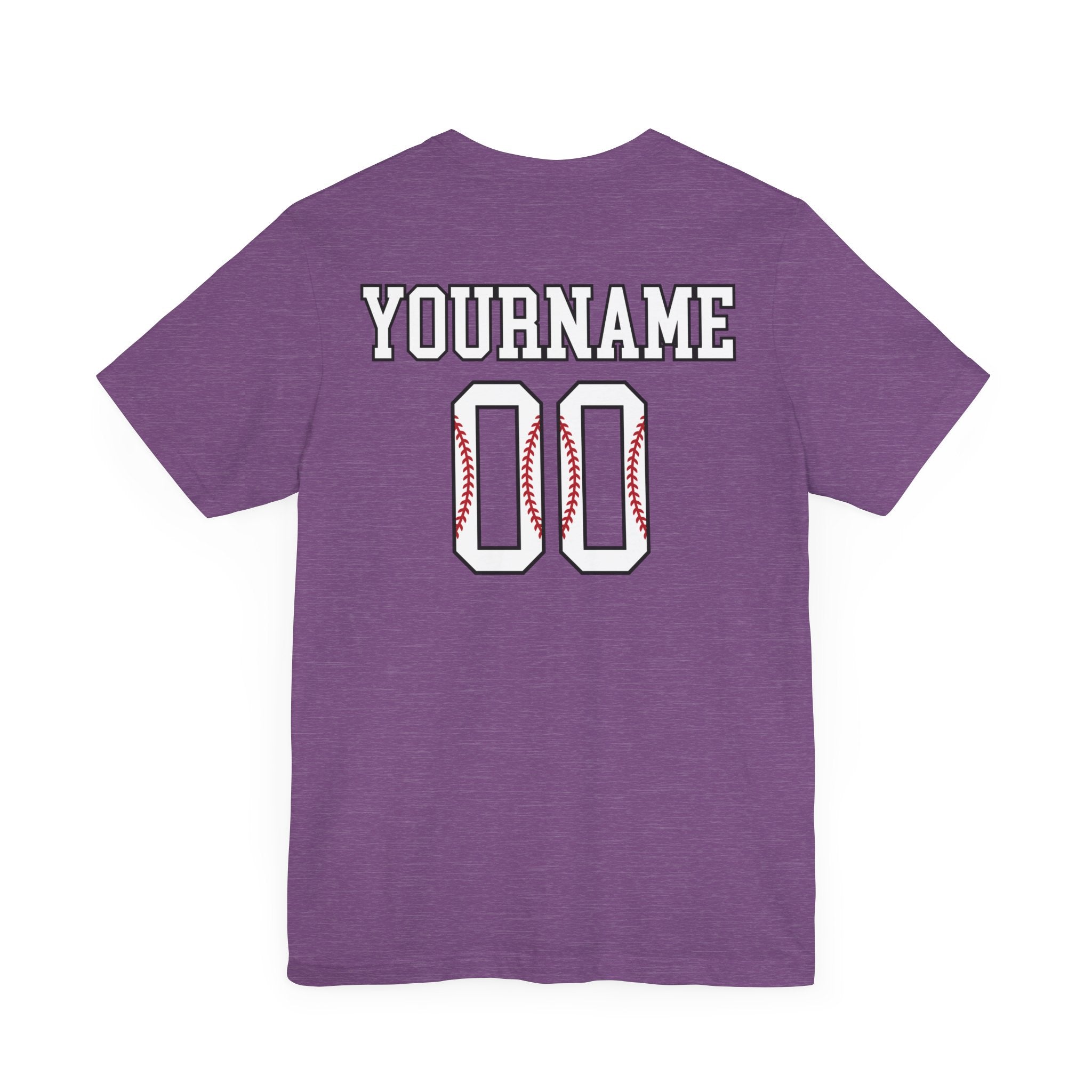 Custom Baseball Player Name & Number T-Shirt