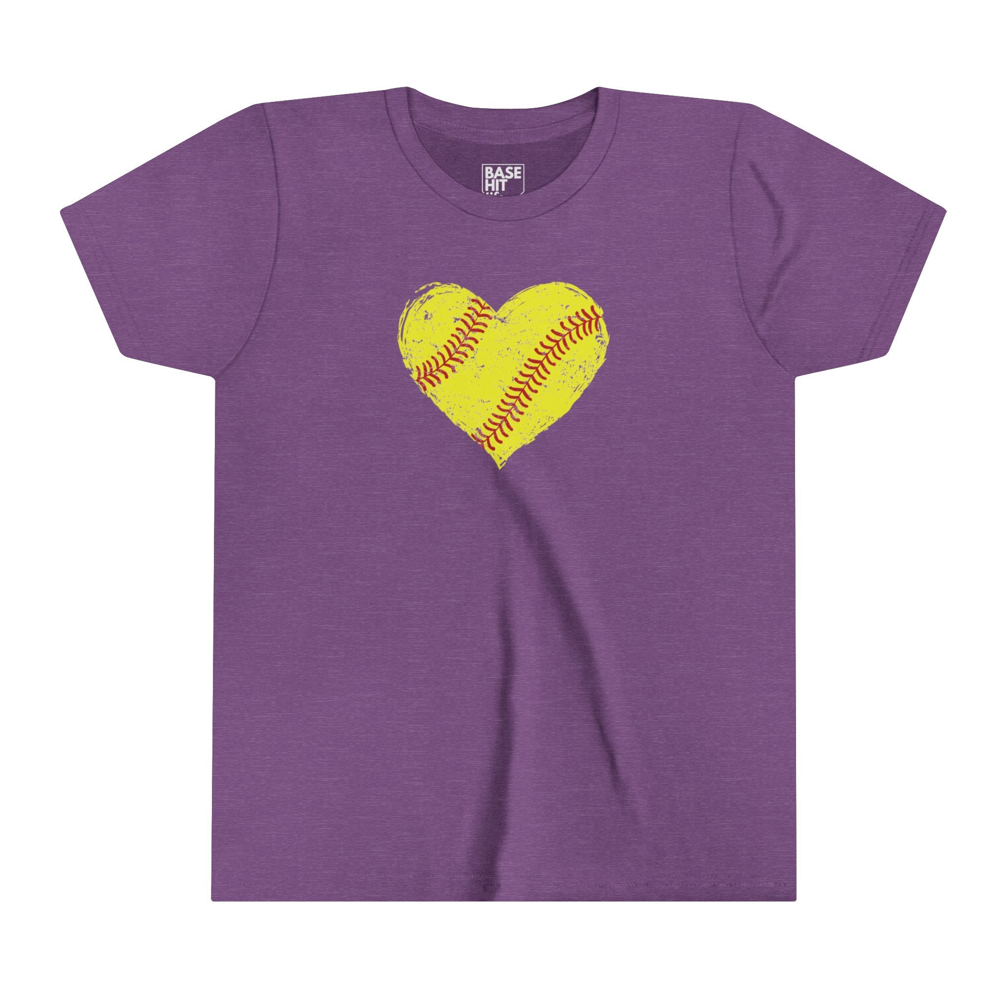 Youth Softball Heart T-Shirt