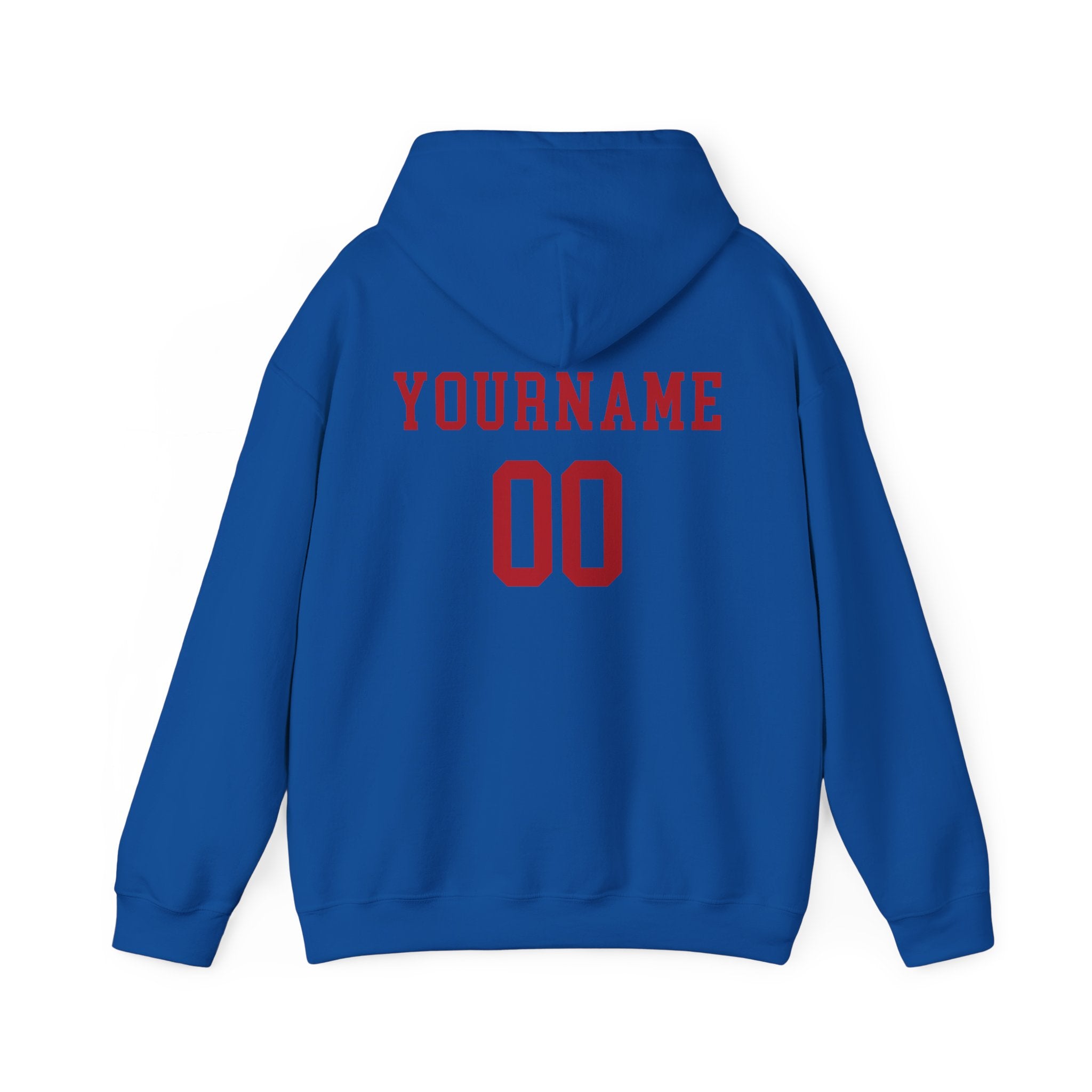 Custom Softball Team, Name & Number Hoodie