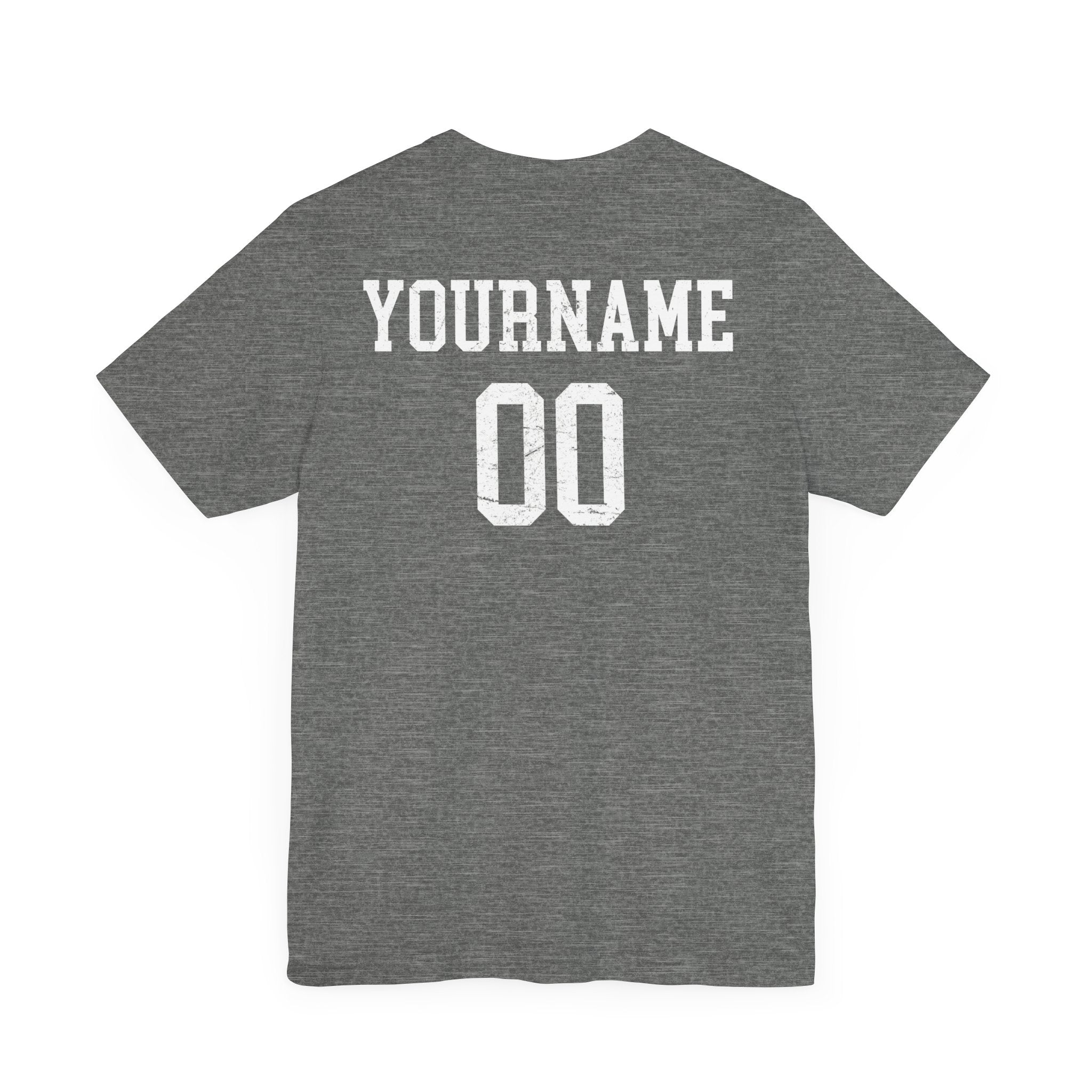 Custom Softball Player Name & Number T-Shirt