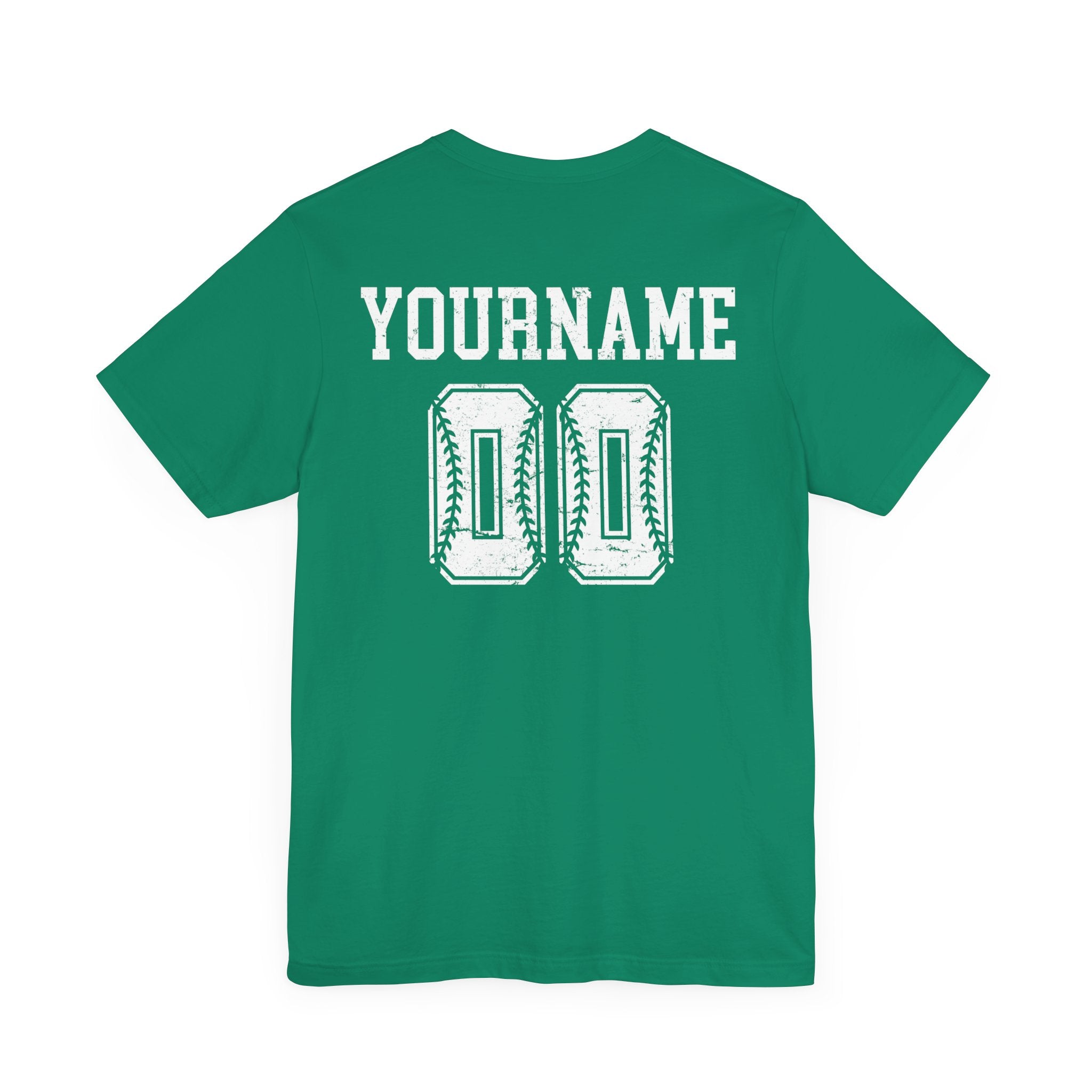 Custom Baseball Team, Name & Number T-Shirt