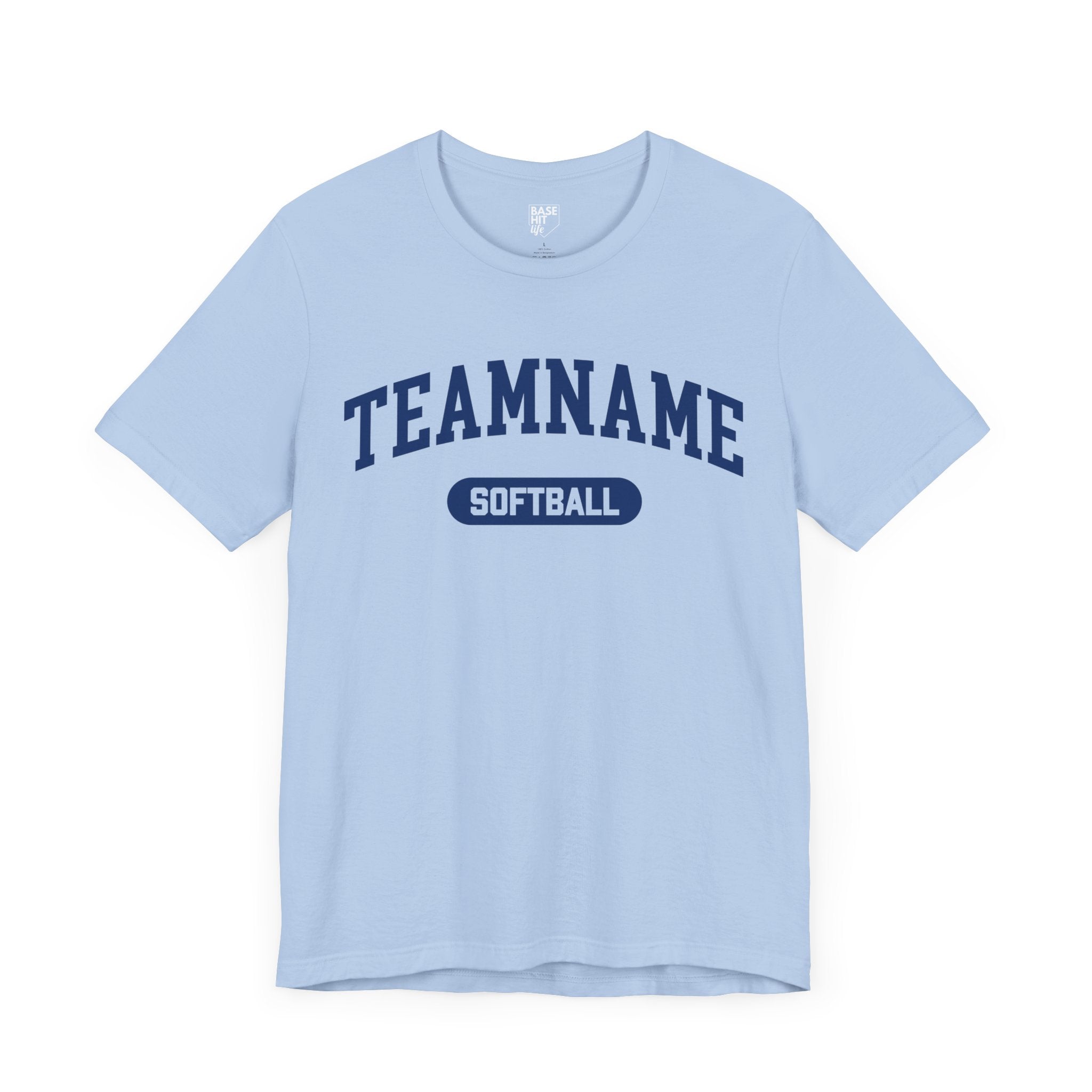 Custom Softball Team, Name & Number T-Shirt