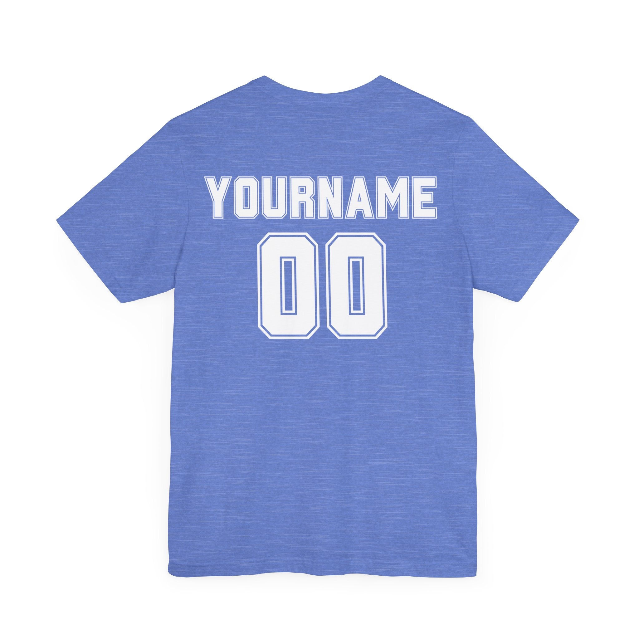 Custom Baseball-Softball Player Name and Number T-Shirt