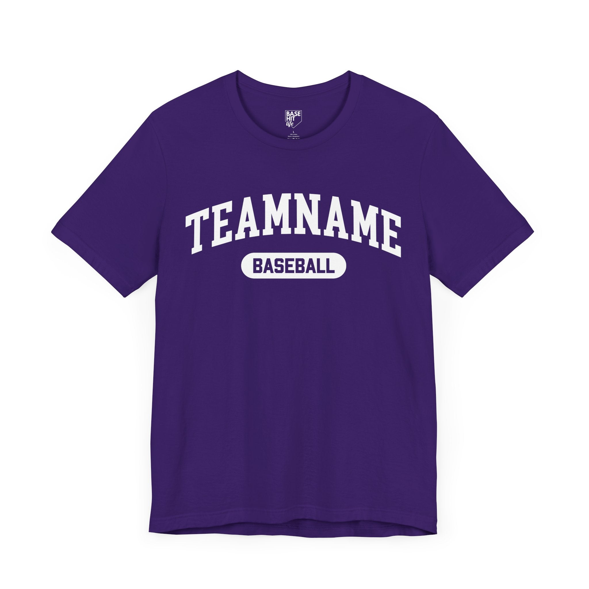 Custom Baseball Team, Name & Number T-Shirt