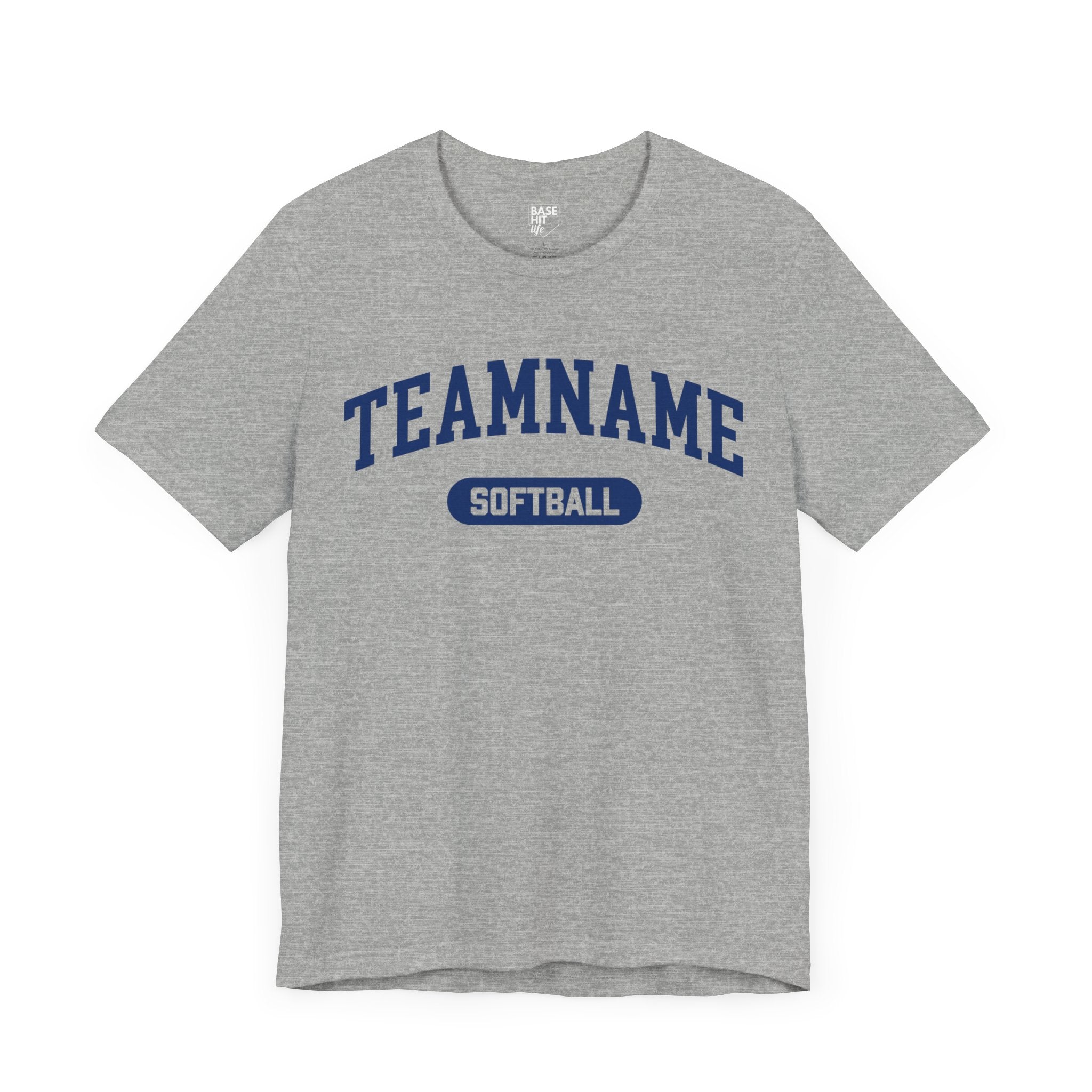 Custom Softball Team, Name & Number T-Shirt