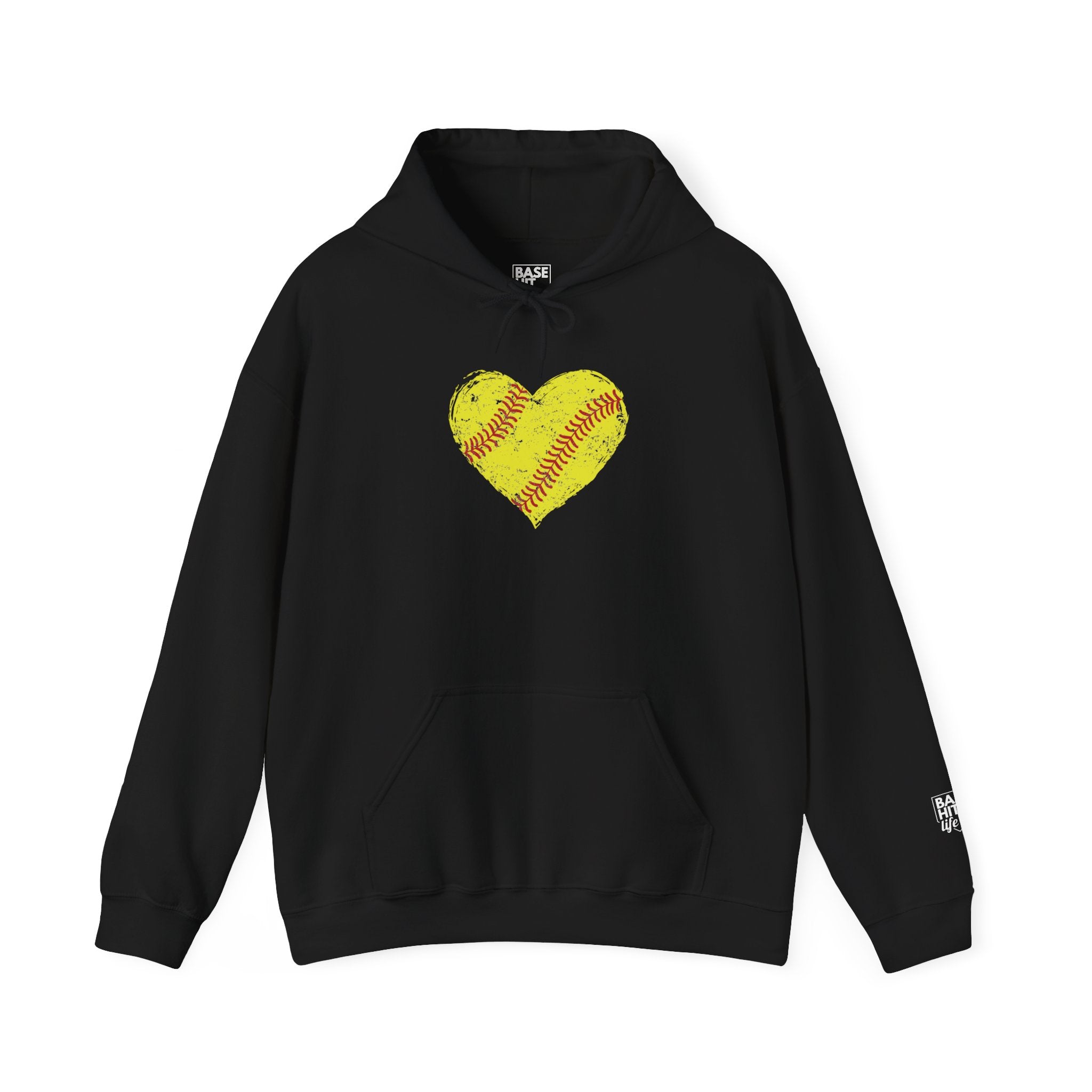Softball Heart Hoodie