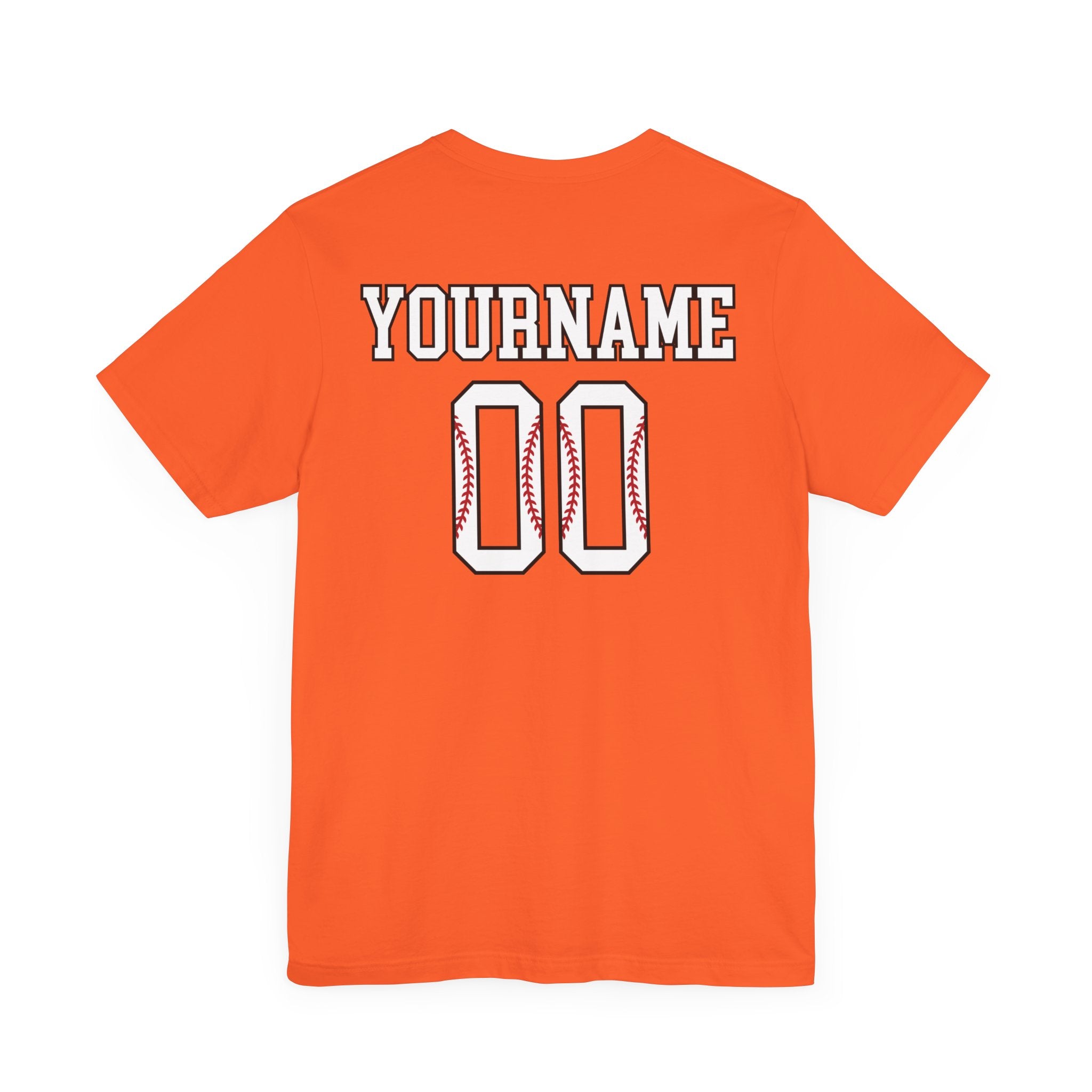 Custom Baseball Player Name & Number T-Shirt
