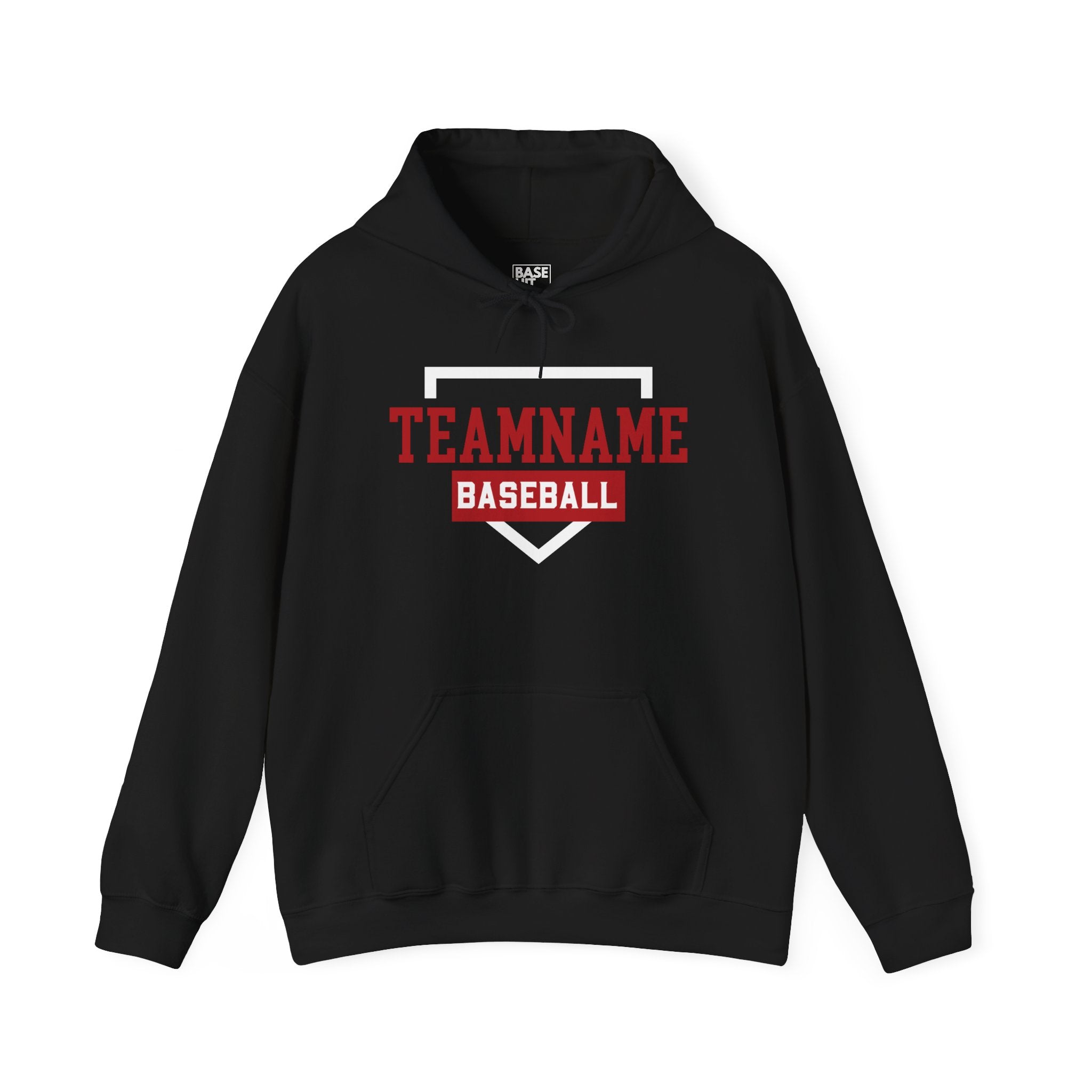 Custom Baseball Team, Name & Number Hoodie