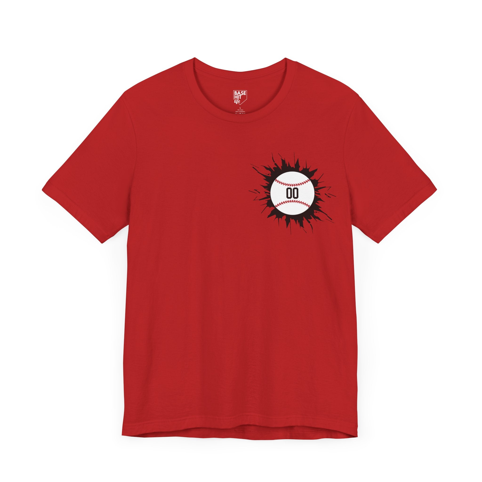 Custom Baseball Player Name & Number T-Shirt