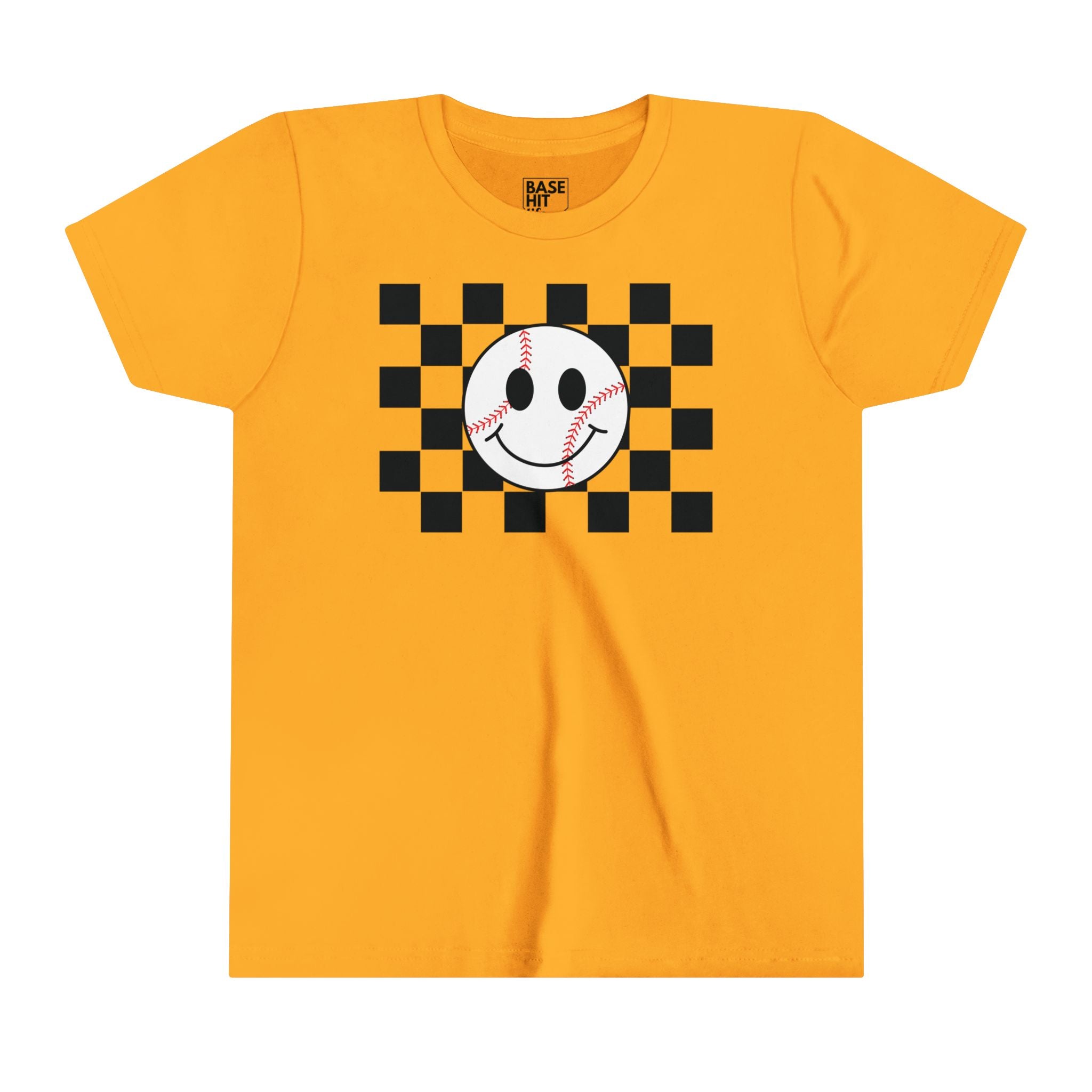 Youth Baseball Smiles Short Sleeve Tee