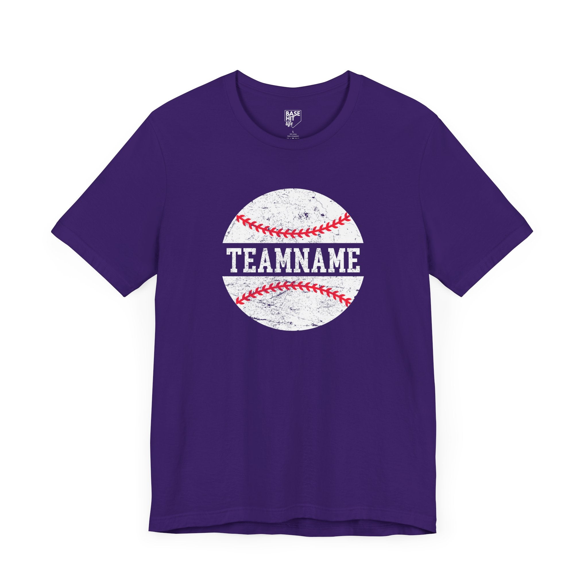 Custom Baseball Team, Name & Number T-Shirt