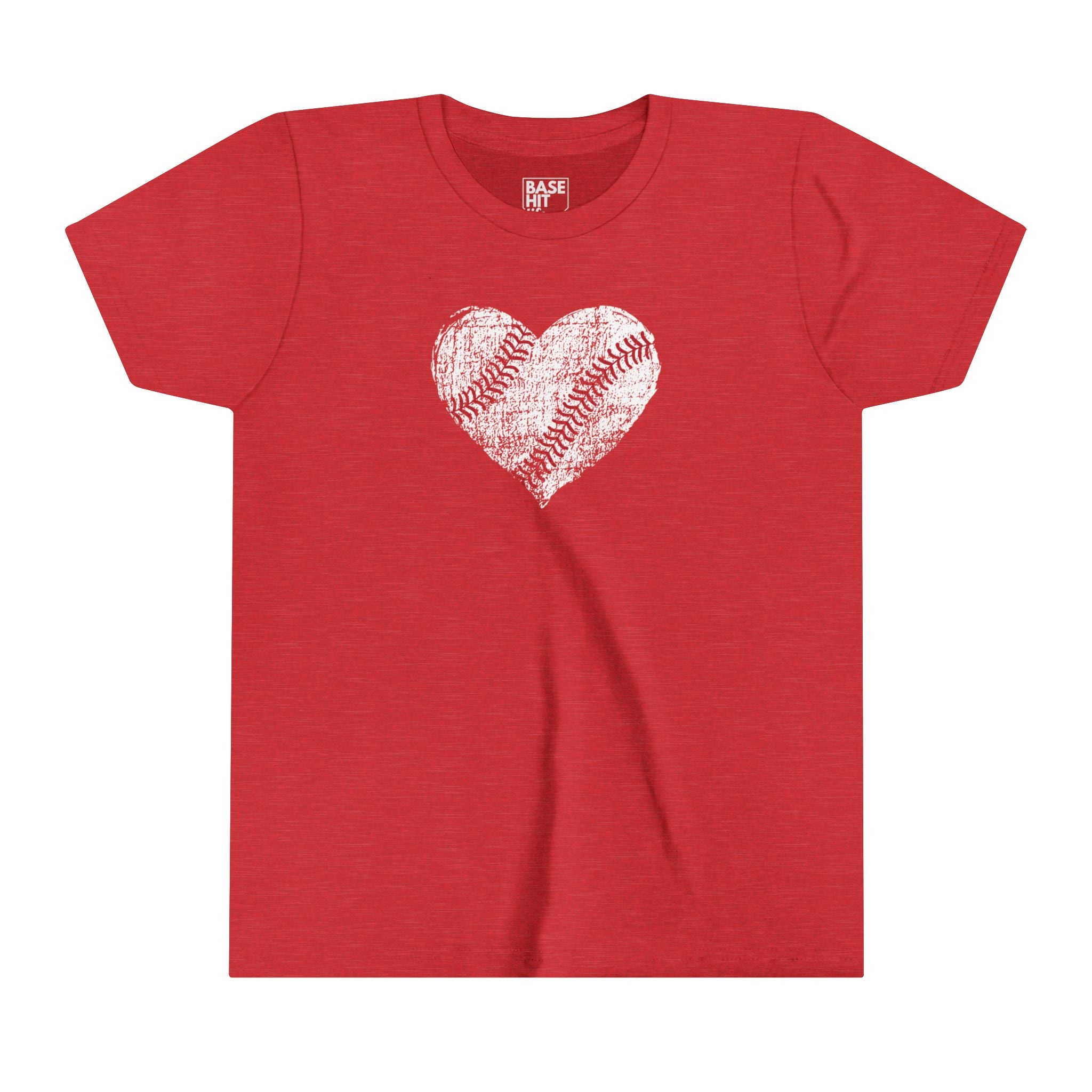 Youth Baseball Heart T-Shirt