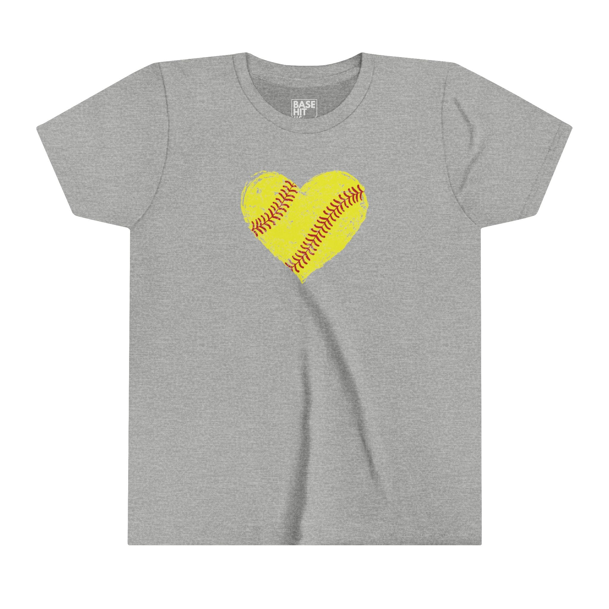 Youth Softball Heart T-Shirt