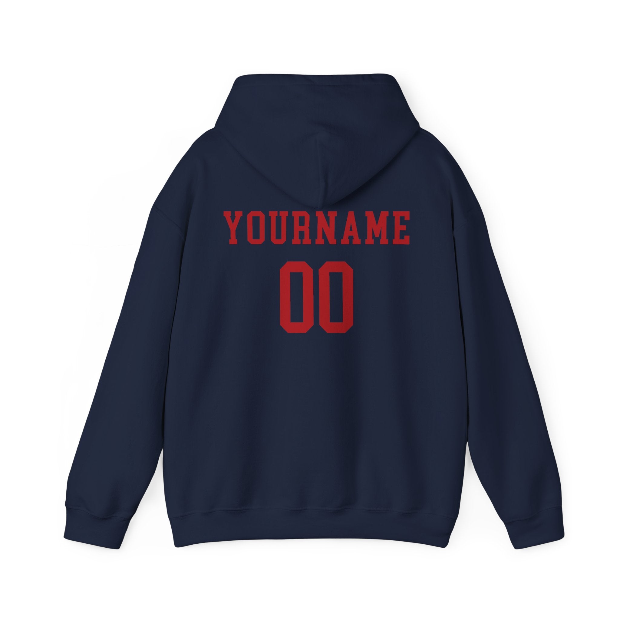 Custom Softball Team, Name & Number Hoodie