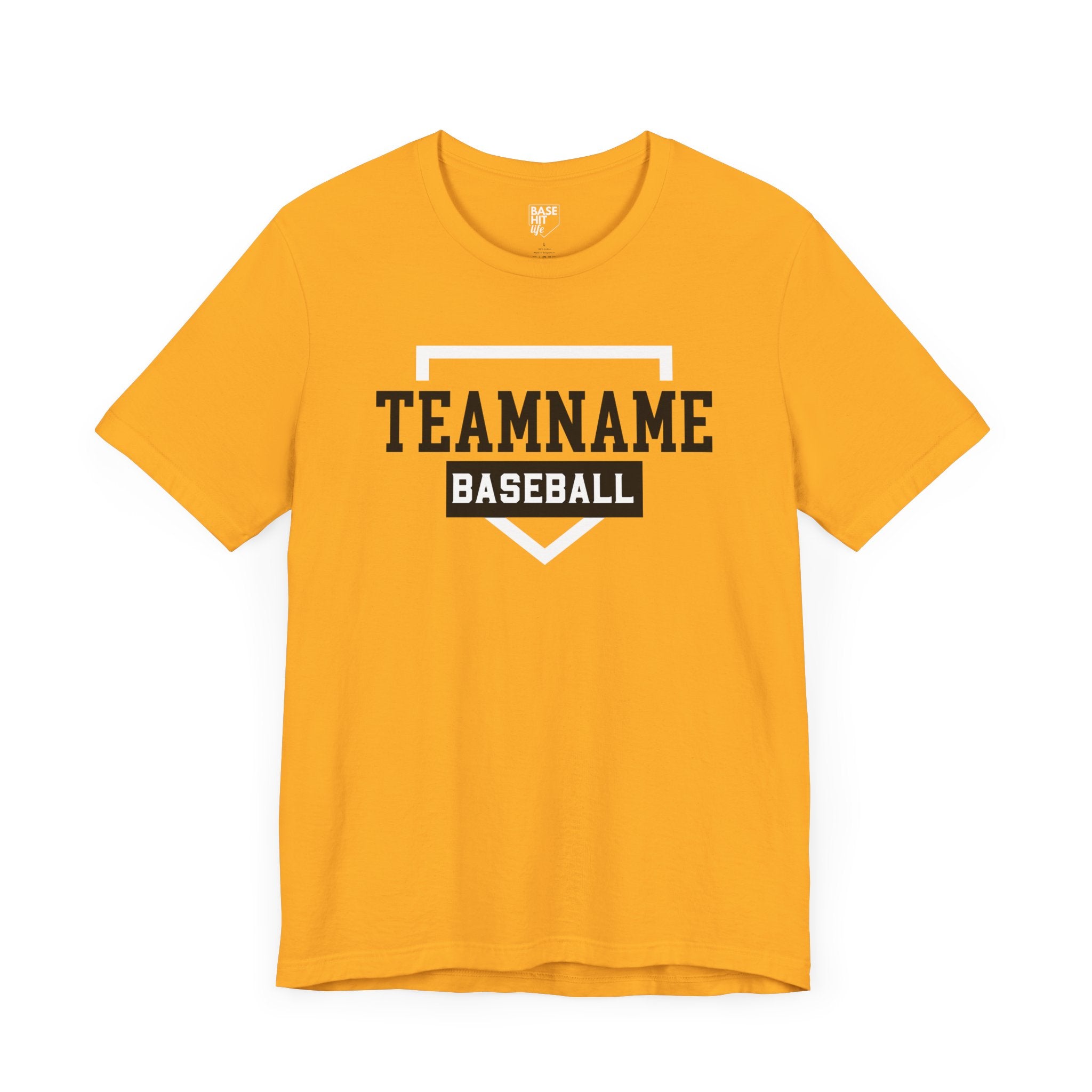 Custom Baseball Team, Name & Number T-Shirt