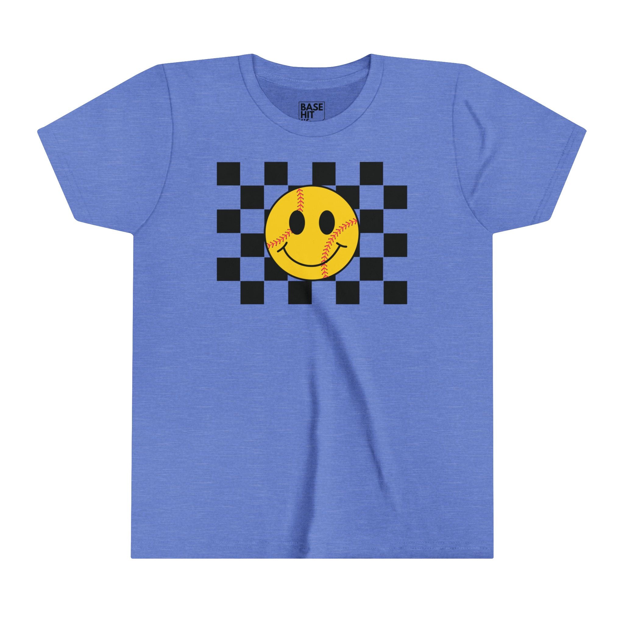 Youth Softball Smiles Short Sleeve Tee