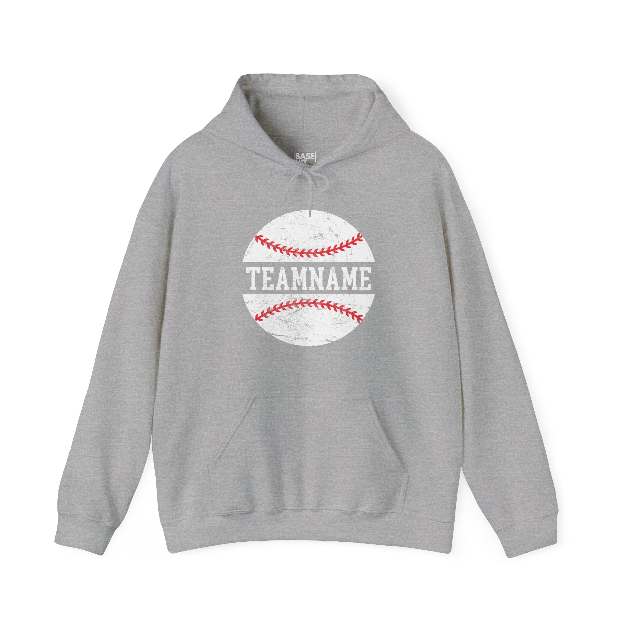Custom Baseball Team, Name & Number Hoodie