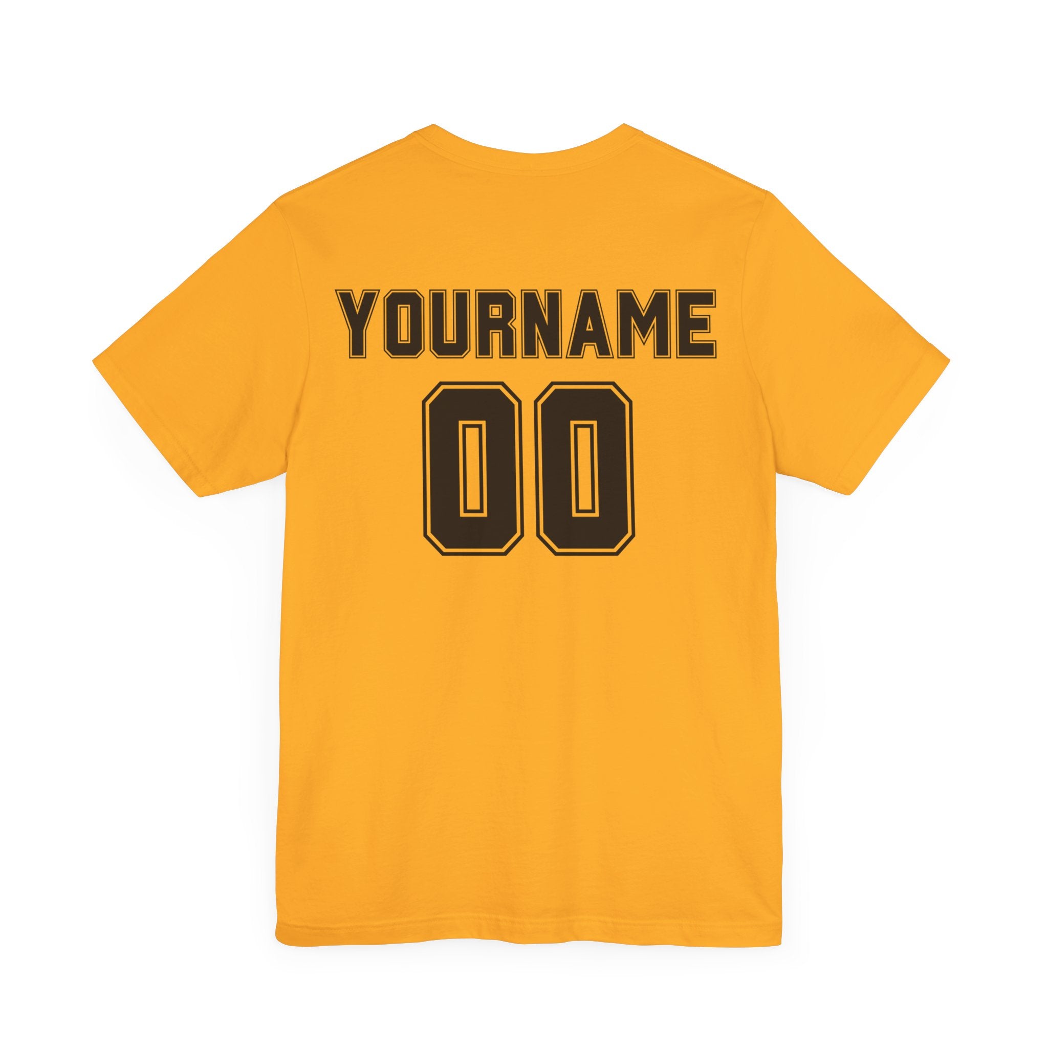 Custom Baseball-Softball Player Name and Number T-Shirt