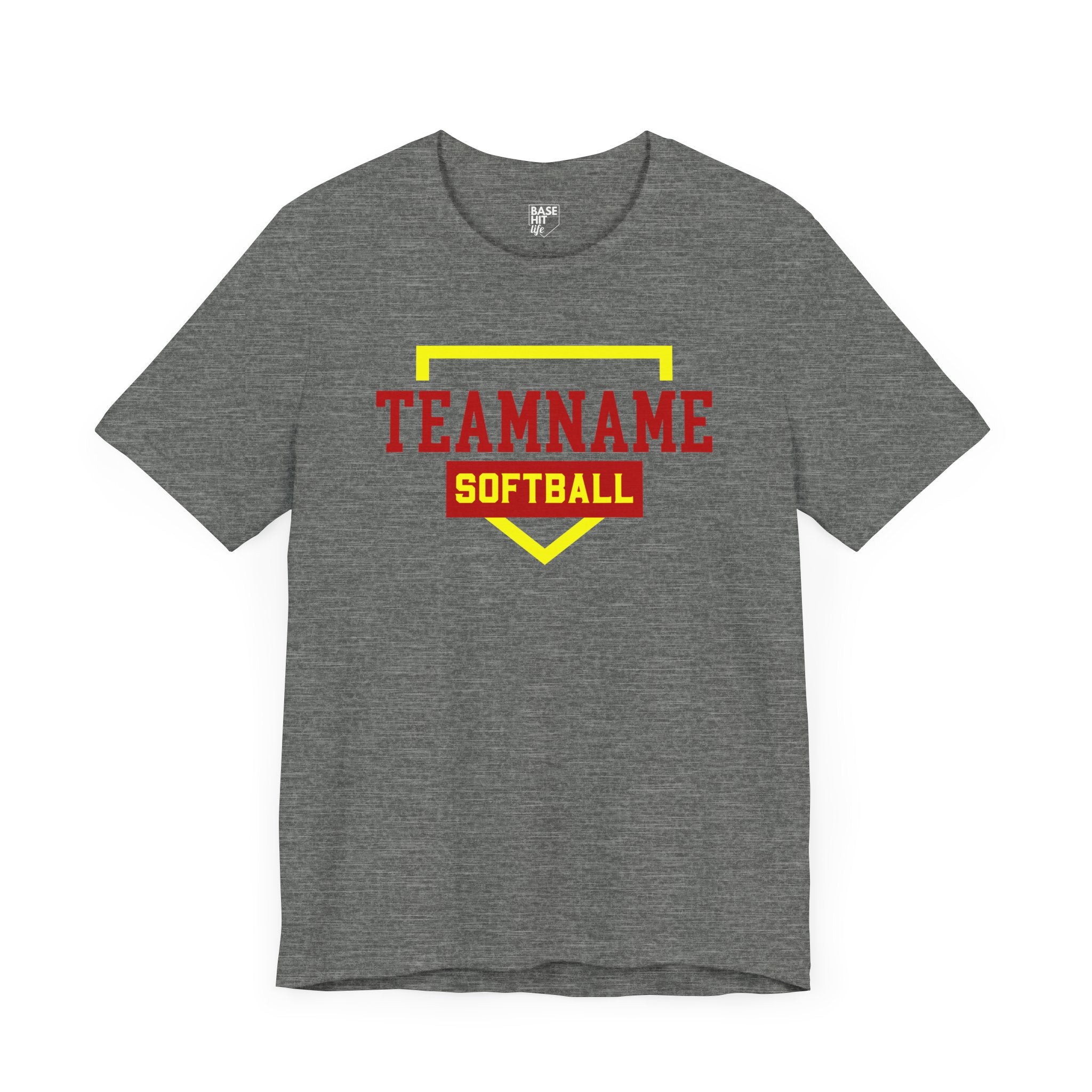 Custom Softball Team, Name & Number T-Shirt