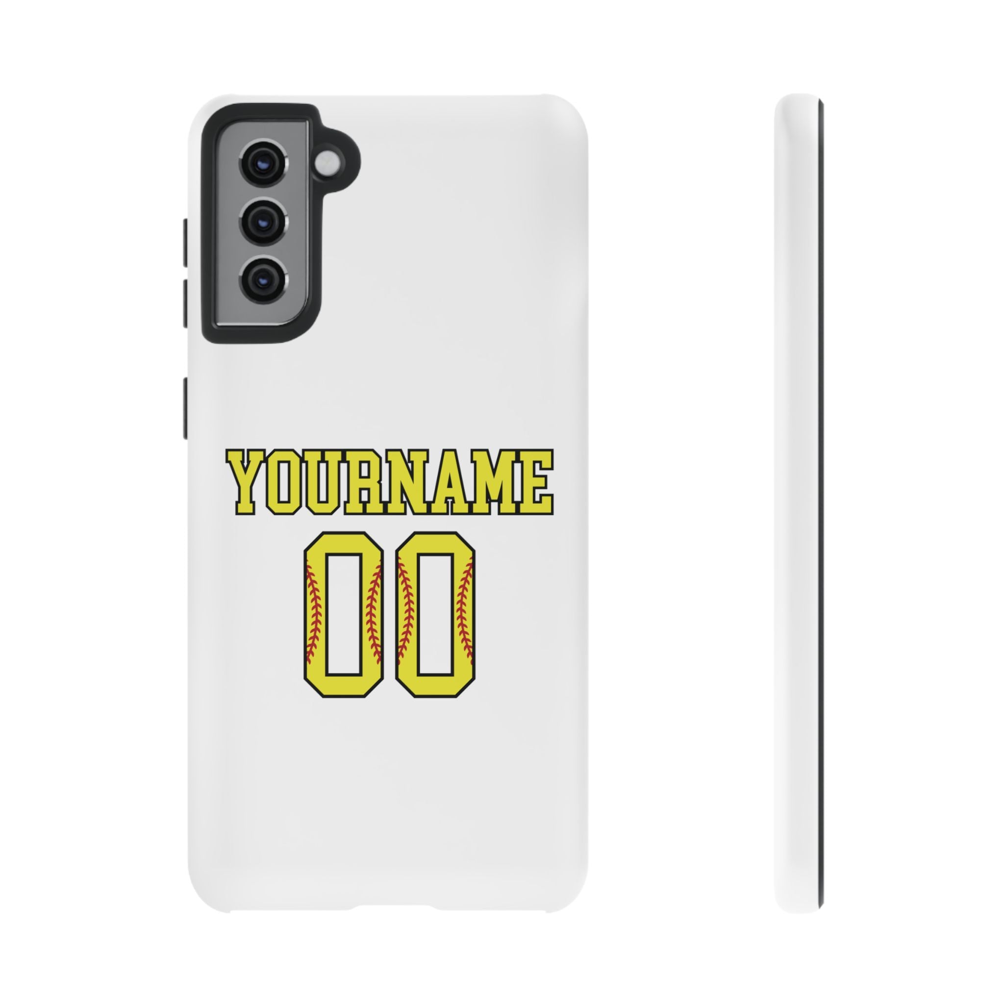 Personalized Softball Phone Case