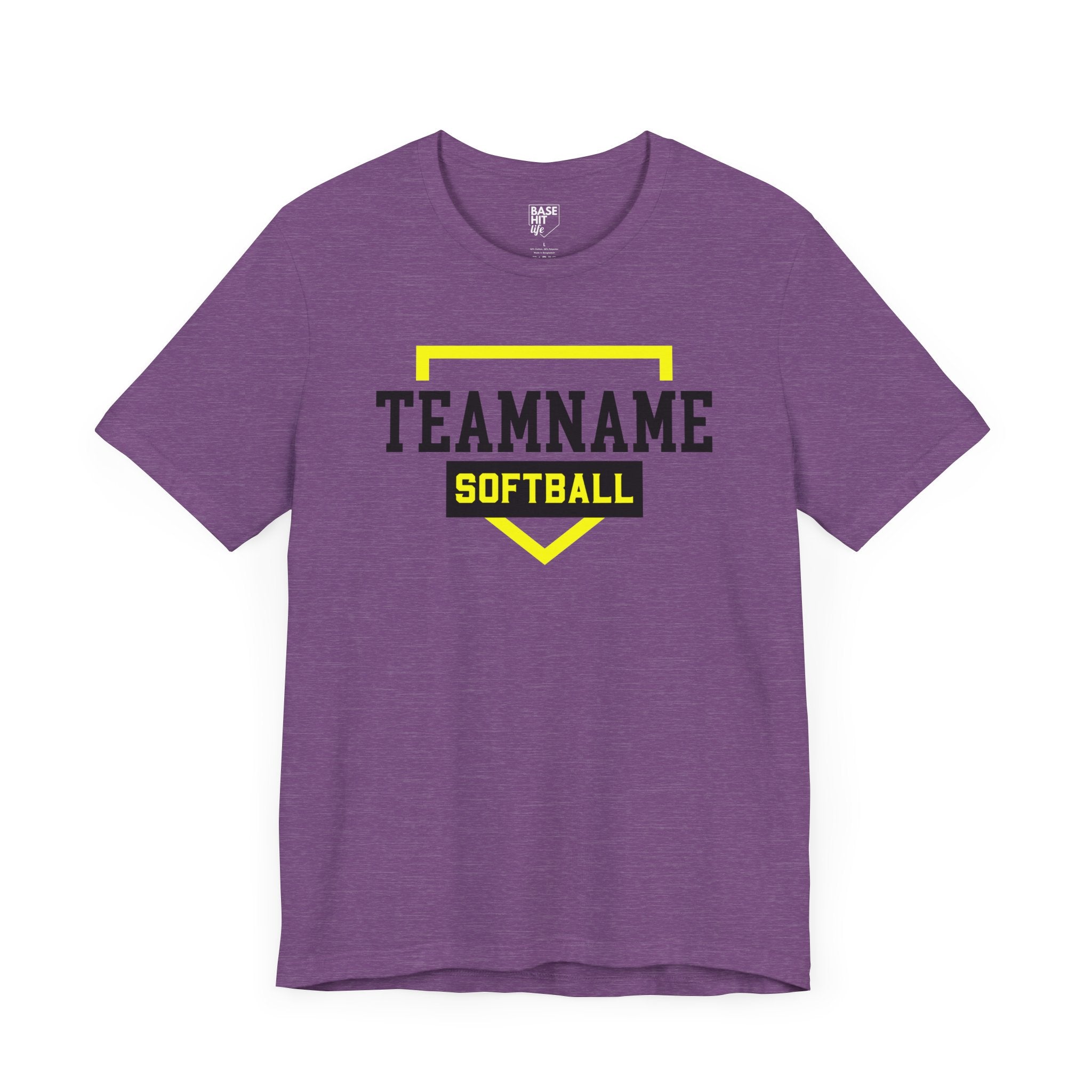 Custom Softball Team, Name & Number T-Shirt