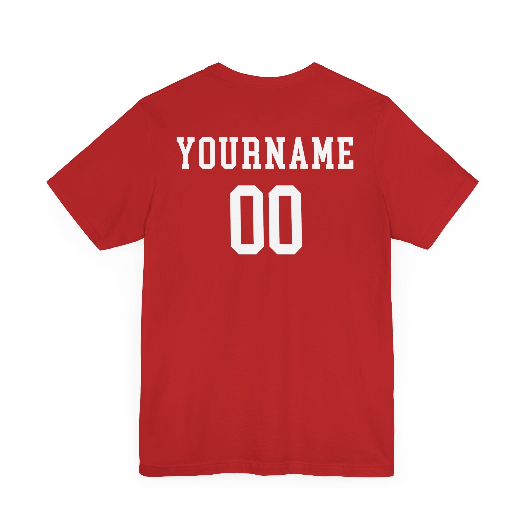 Custom Softball Team, Name & Number T-Shirt