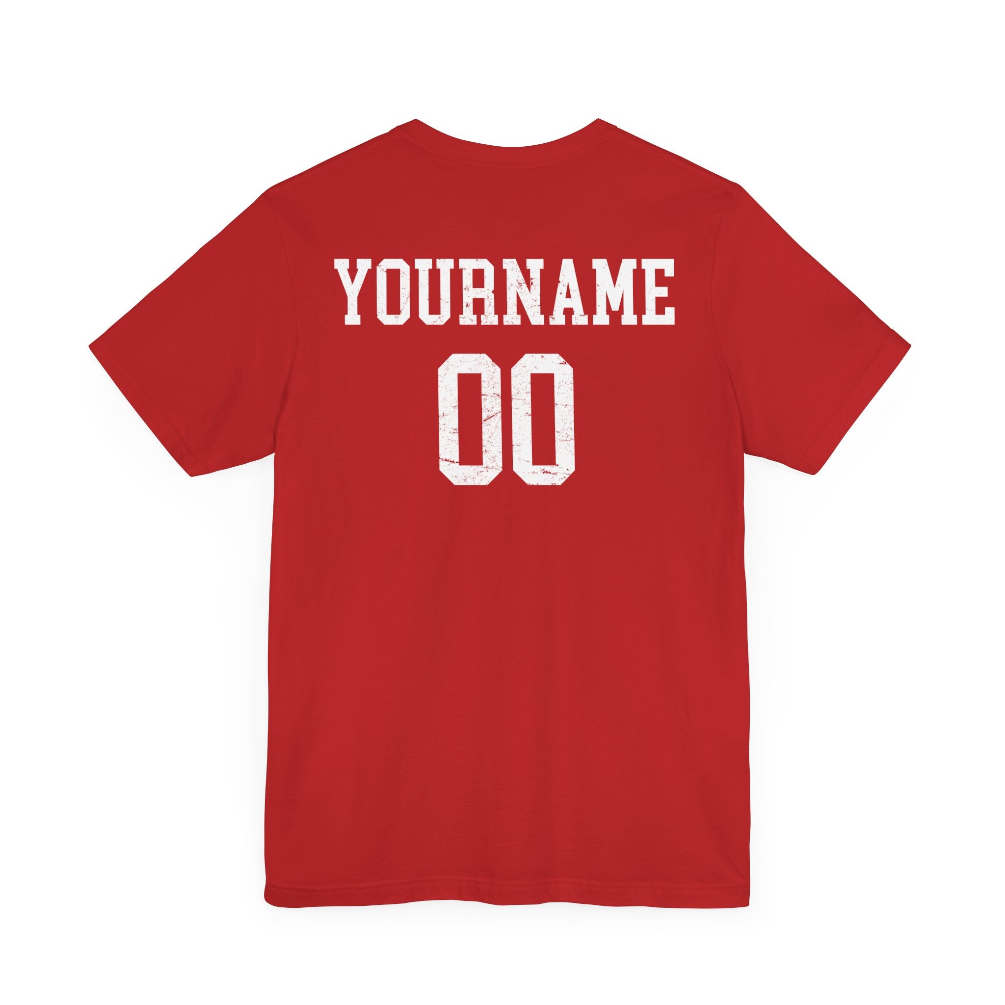 Custom Player Name & Number T-Shirt