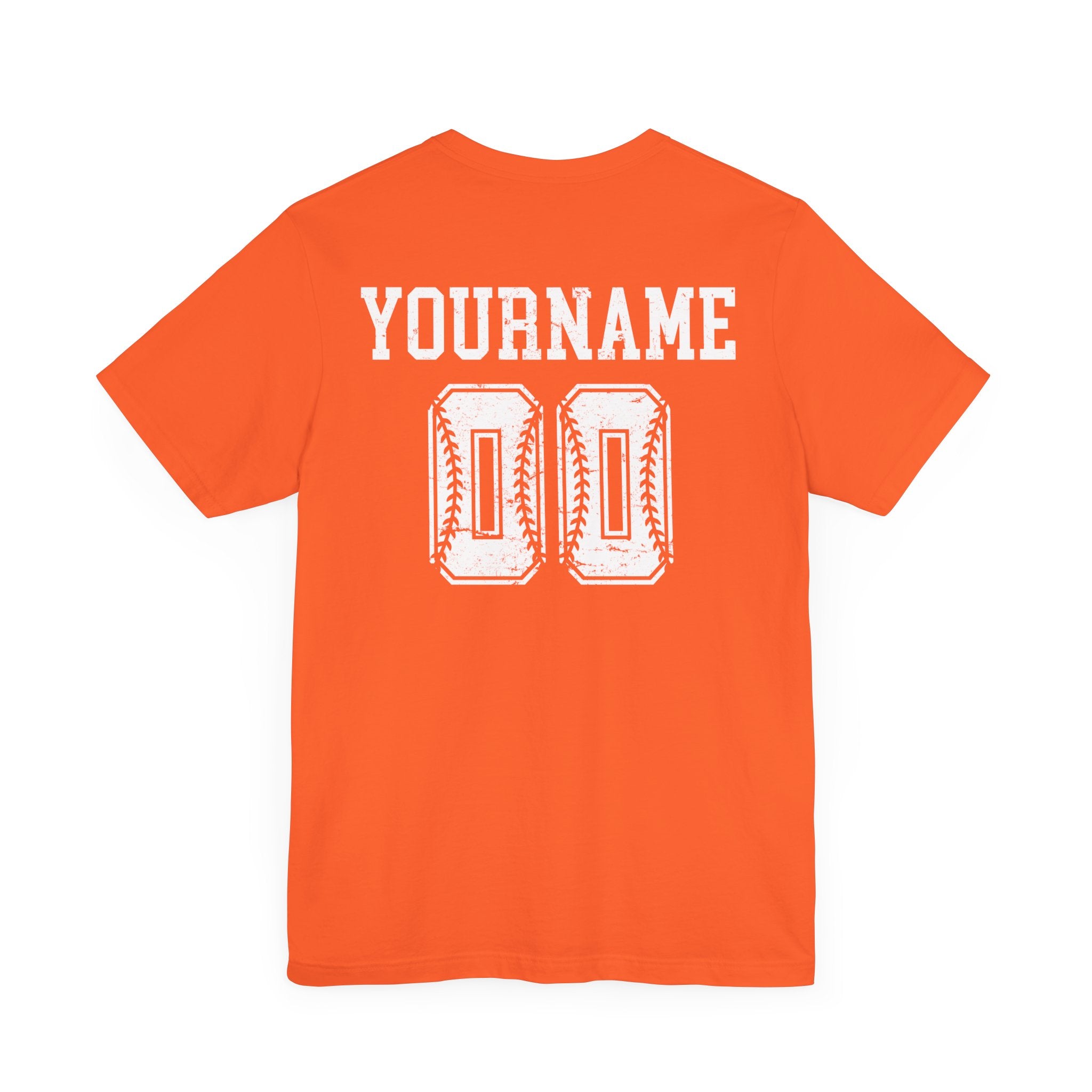 Custom Baseball Team, Name & Number T-Shirt